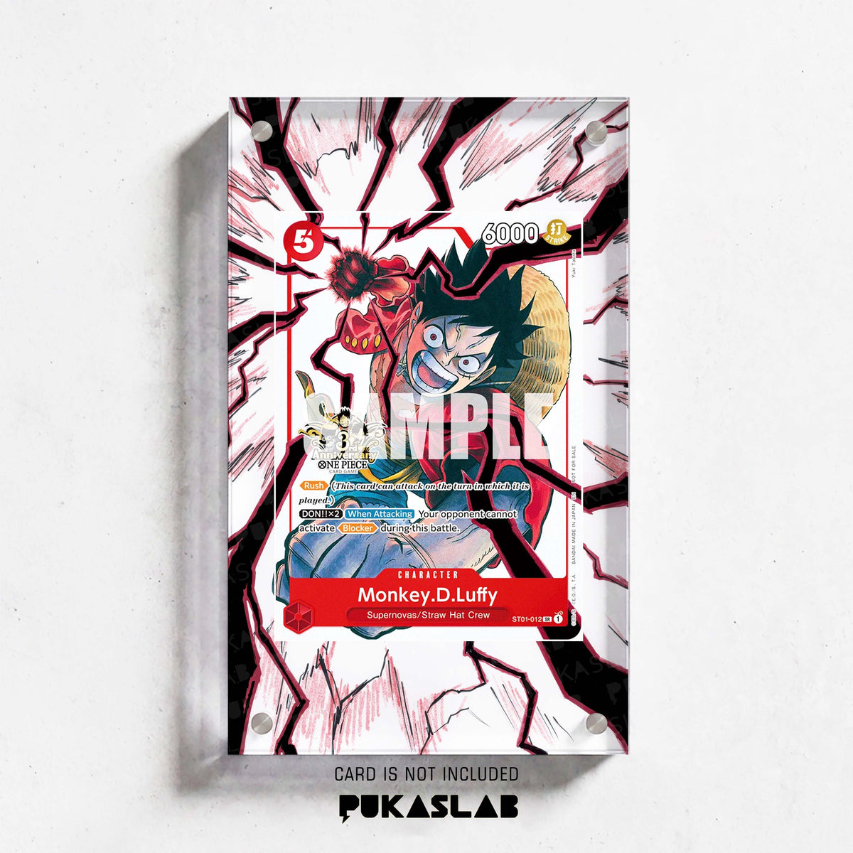 Monkey D. Luffy ST01-012 SR Extended Art - Pukaslab