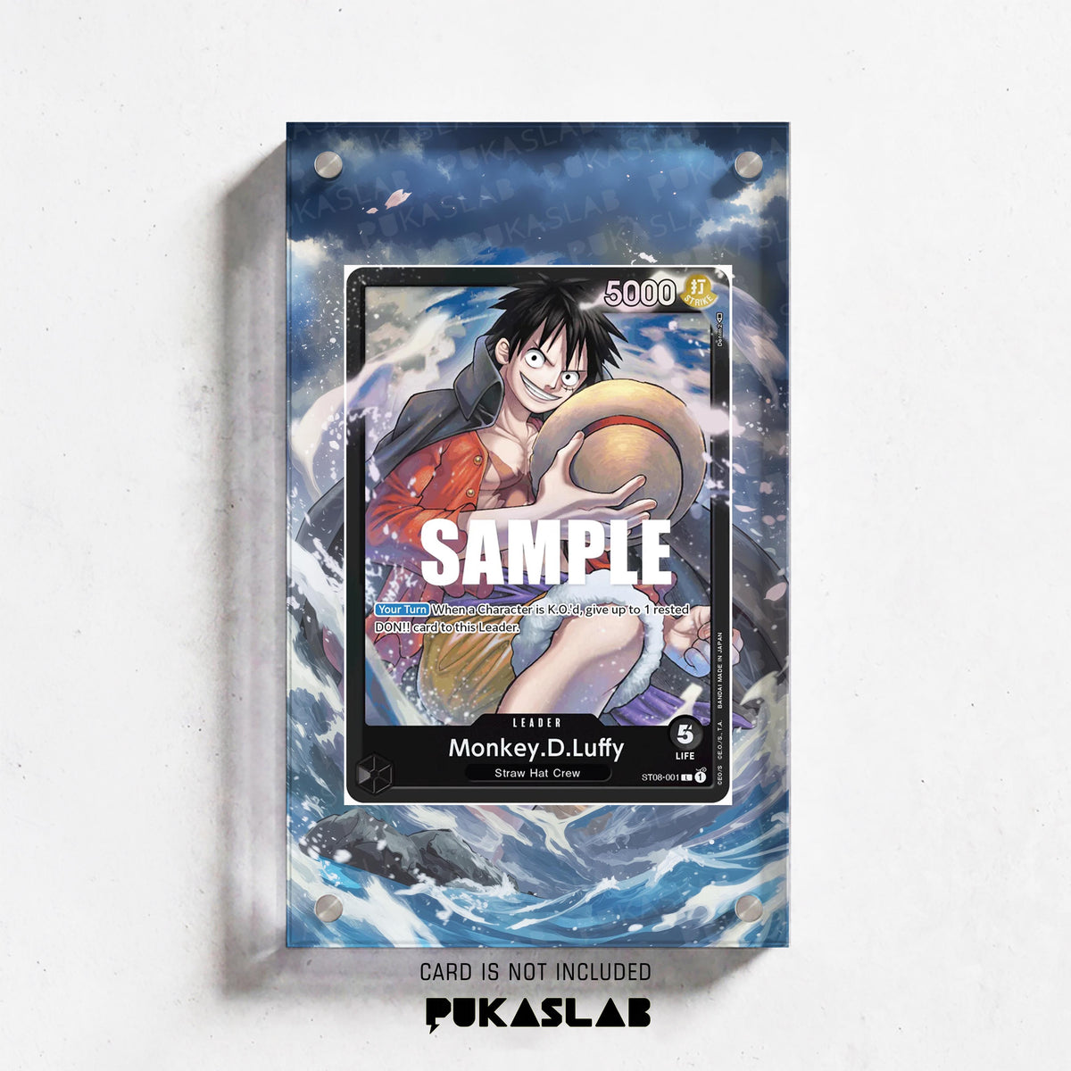 Monkey D. Luffy ST08-001 L Extended Art - Pukaslab