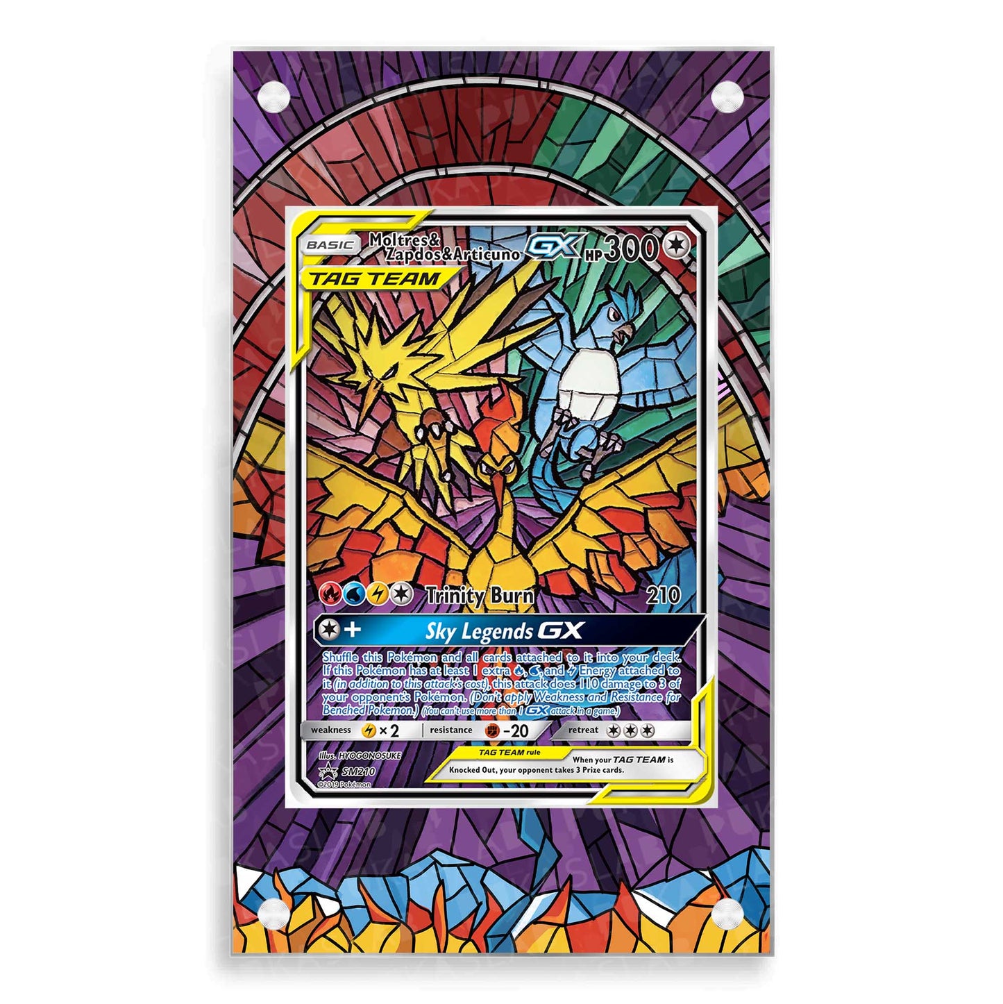 Moltres & Zapdos & Articuno Gx SM210 Magnetic Case - Pokemon Extended Art Case
