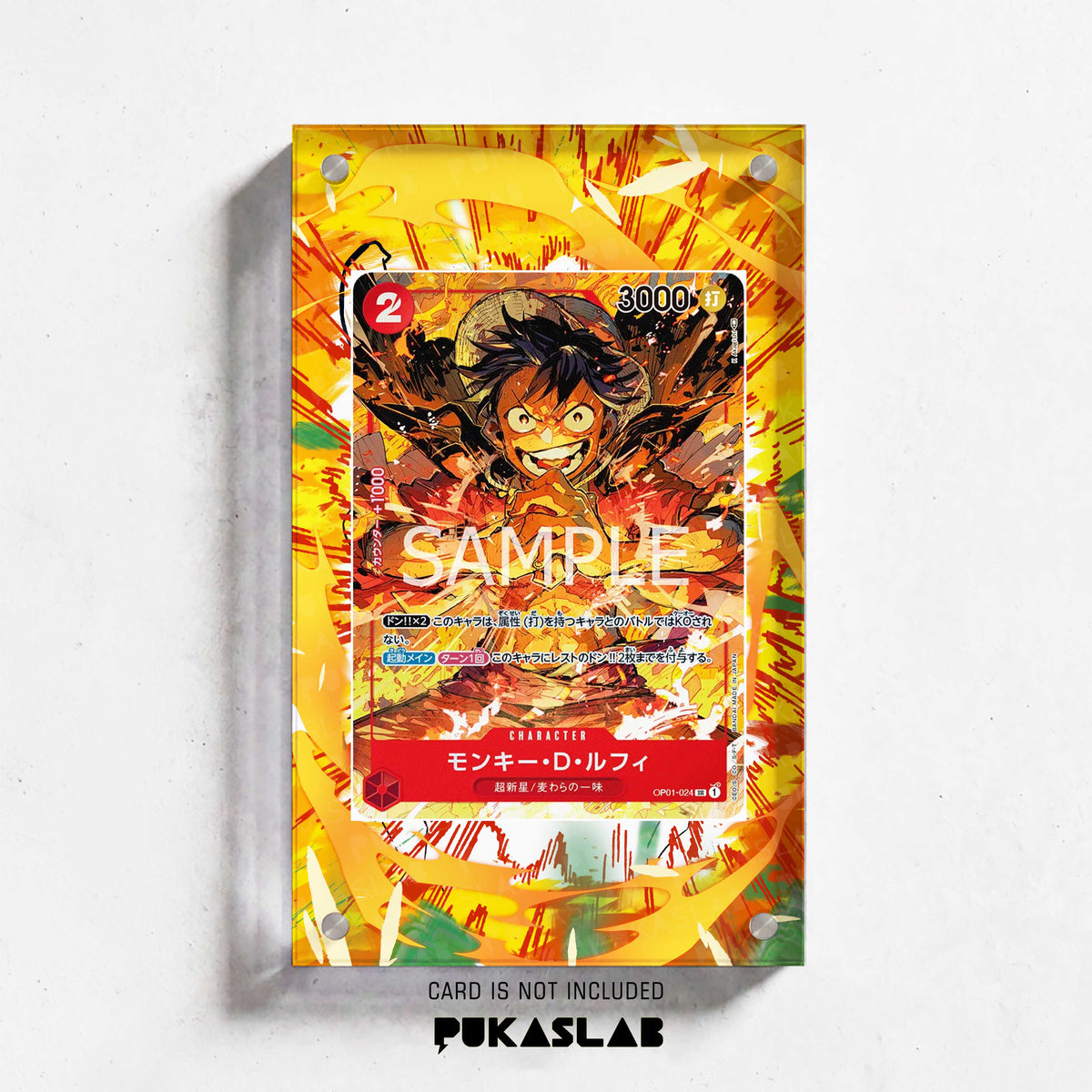Monkey D. Luffy OP01-024 SR Extended Art - Pukaslab