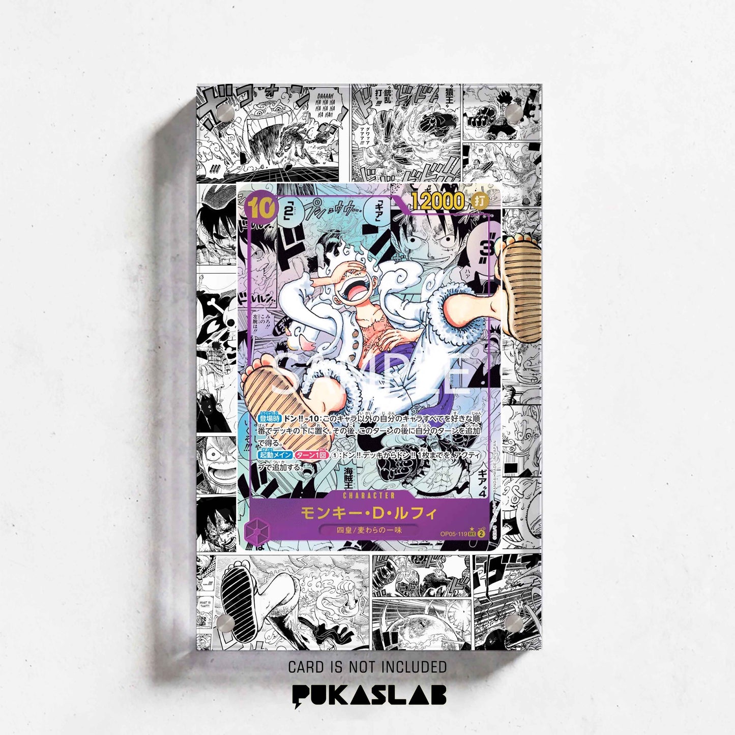 Monkey D. Luffy Manga Rare Japan Version Card OP05-119 Sec 2 Extended Art - Pukaslab
