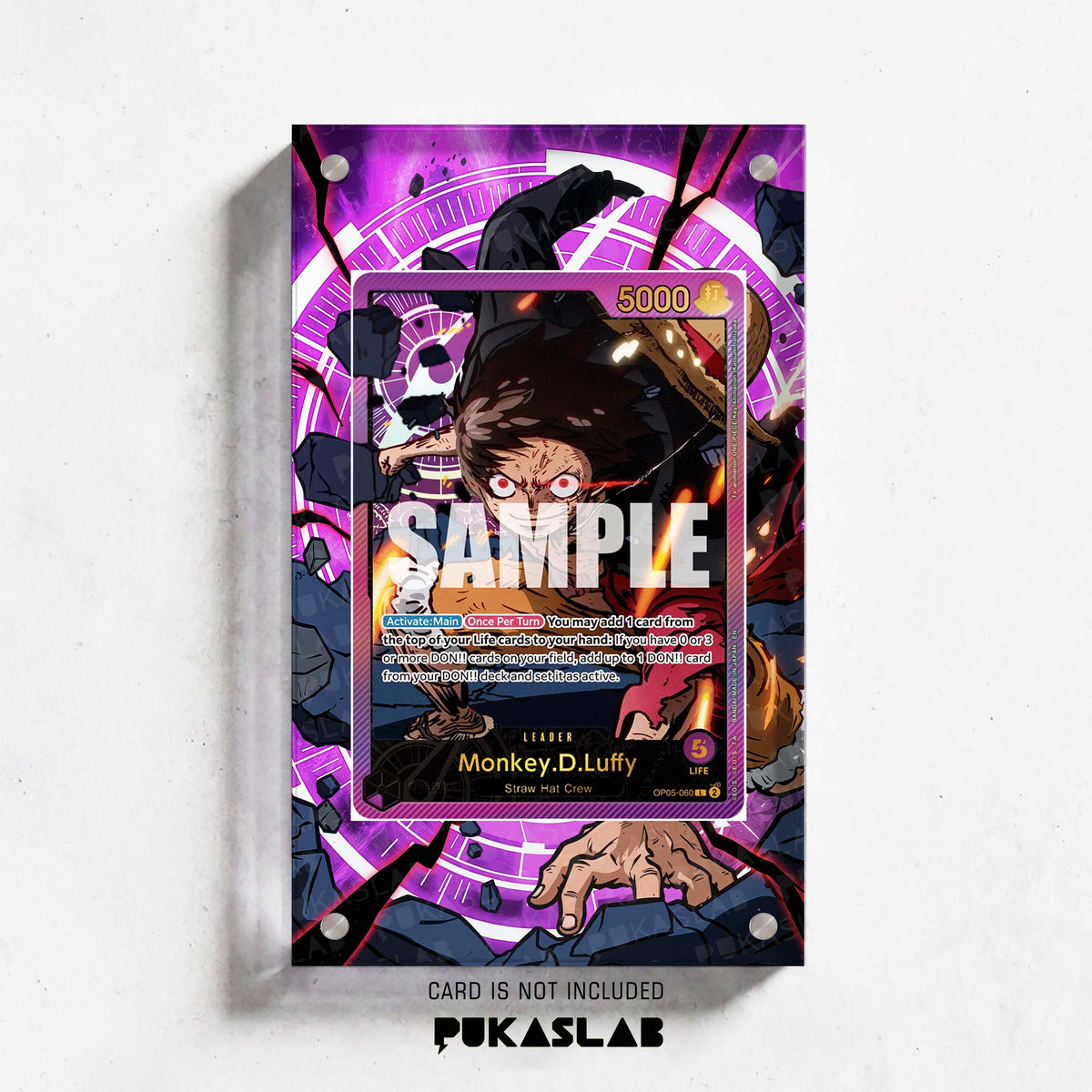 Monkey D. Luffy OP05-060 L Extended Art - Pukaslab