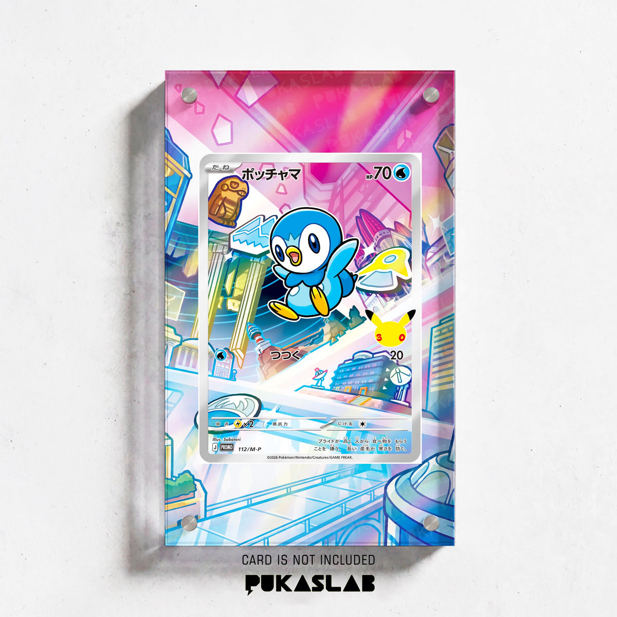 Piplup 112 30th Extended Art Magnetic Case- Pukaslab