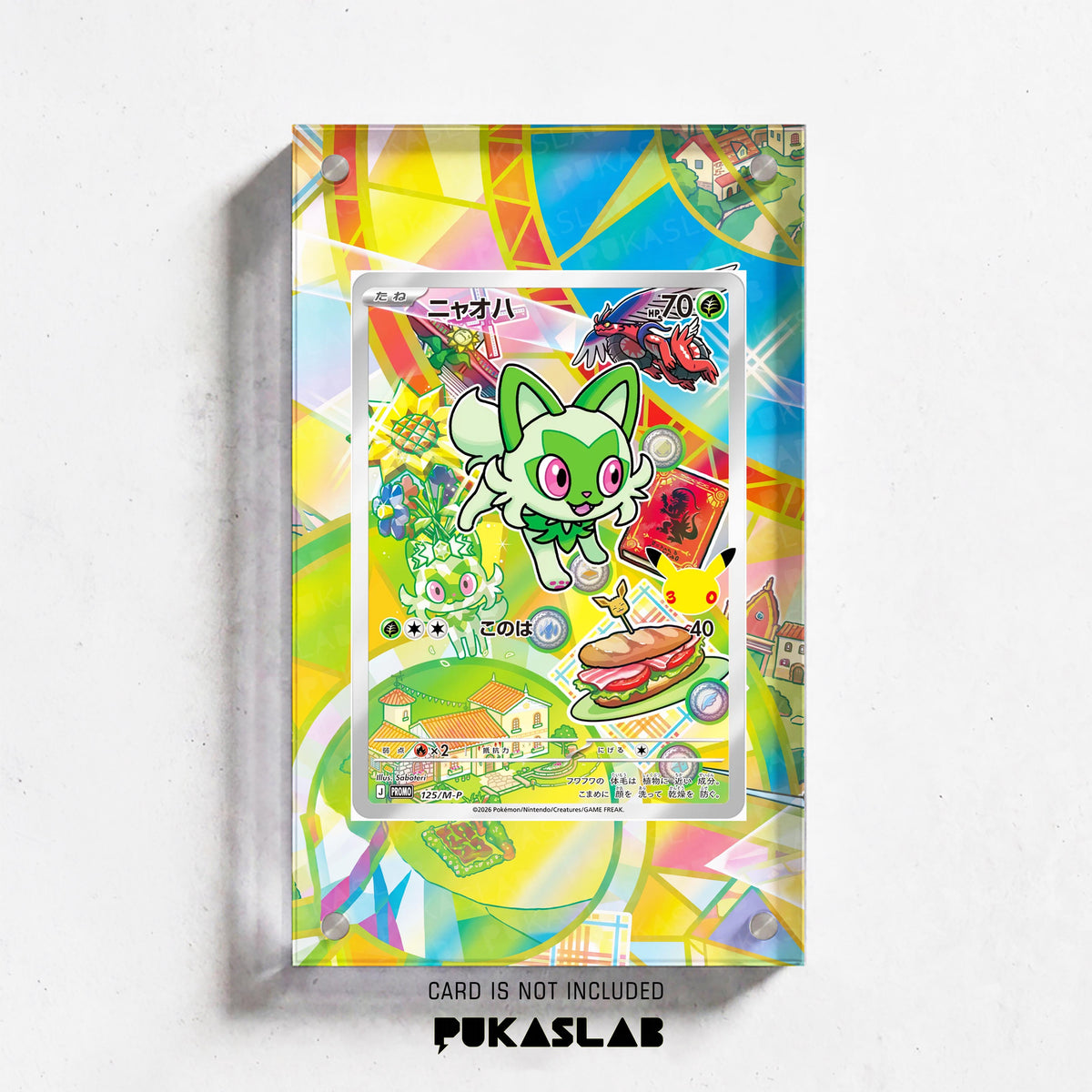 Sprigatito 125 30th Extended Art Magnetic Case- Pukaslab