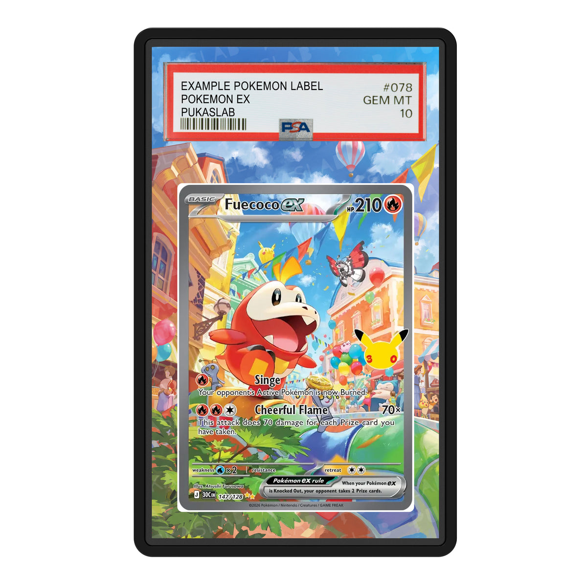 Fuecoco ex 147 30th PSA Extended Art - Pukaslab