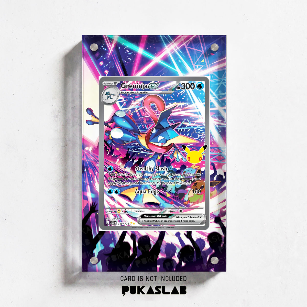 Greninja ex 148 30th Extended Art Magnetic Case- Pukaslab
