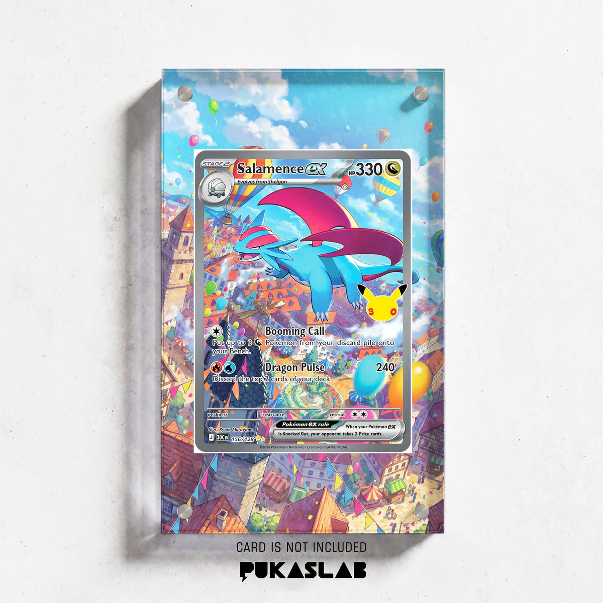 Salamence Ex 156 30th Extended Art Magnetic Case- Pukaslab