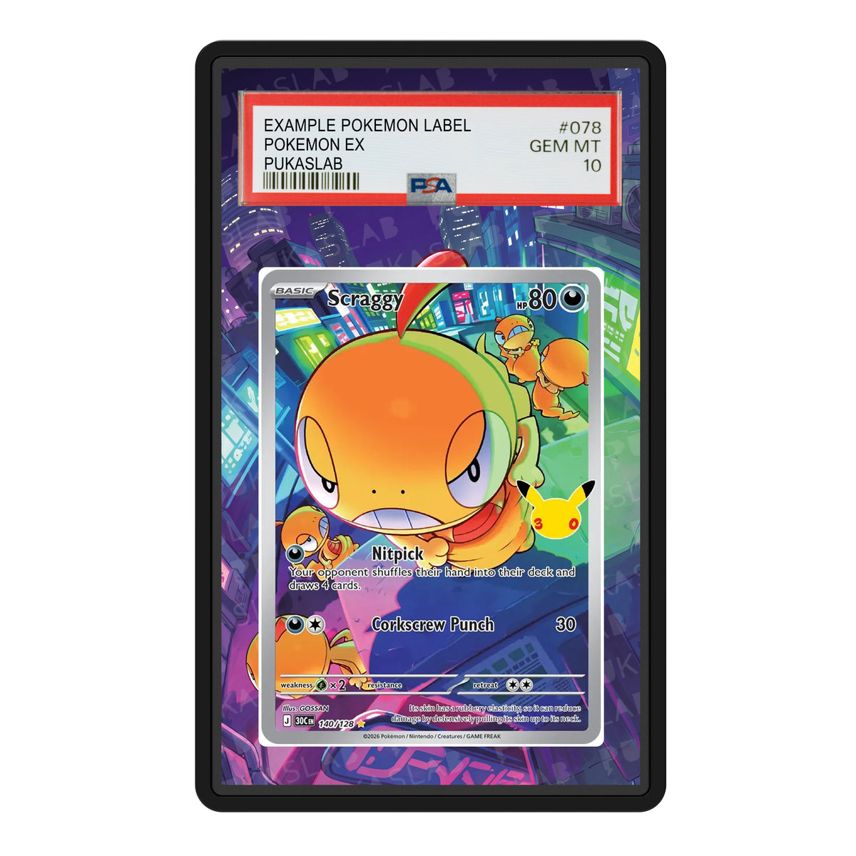 Scraggy 140 30th PSA Extended Art - Pukaslab