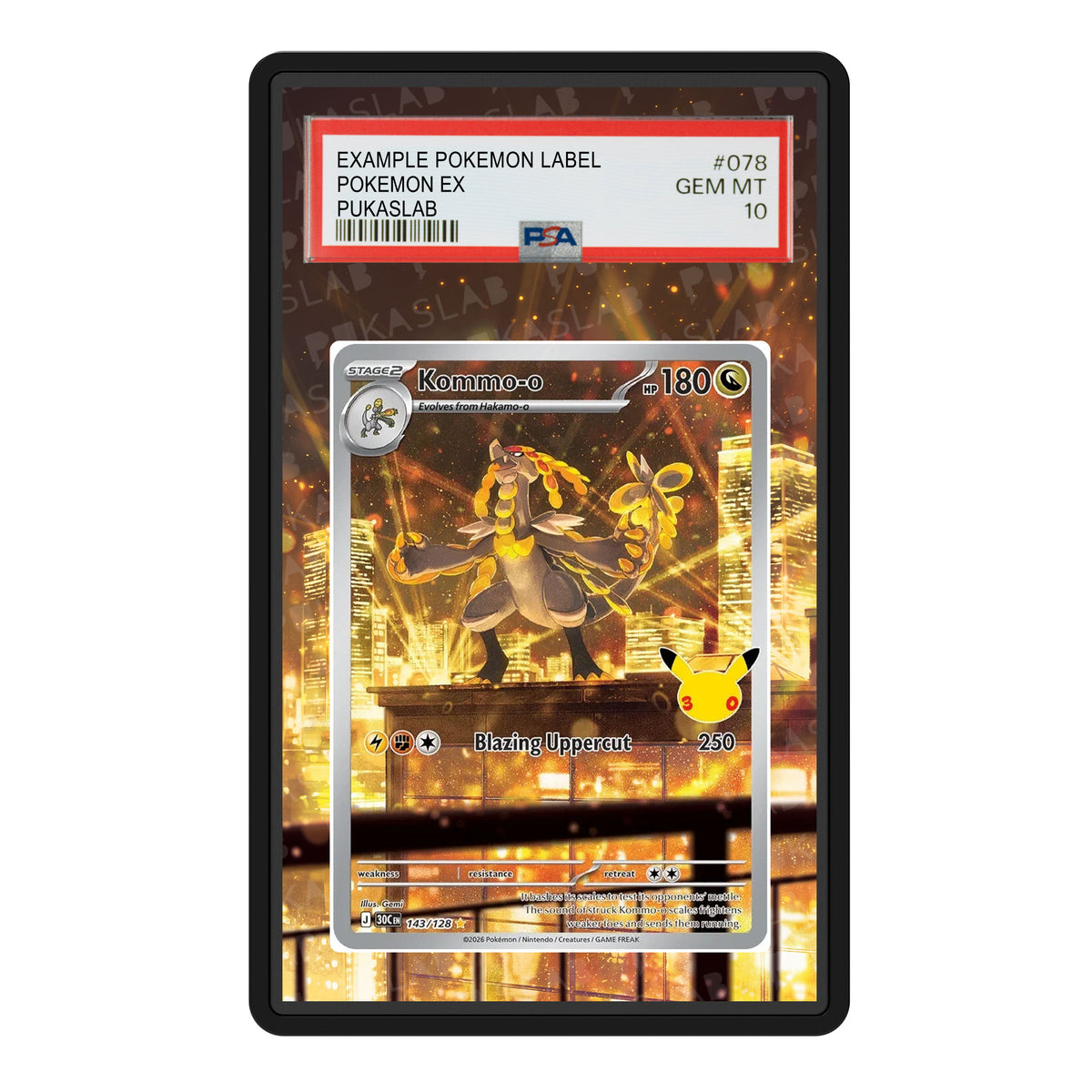 Kommo-o 143 30th PSA Extended Art - Pukaslab