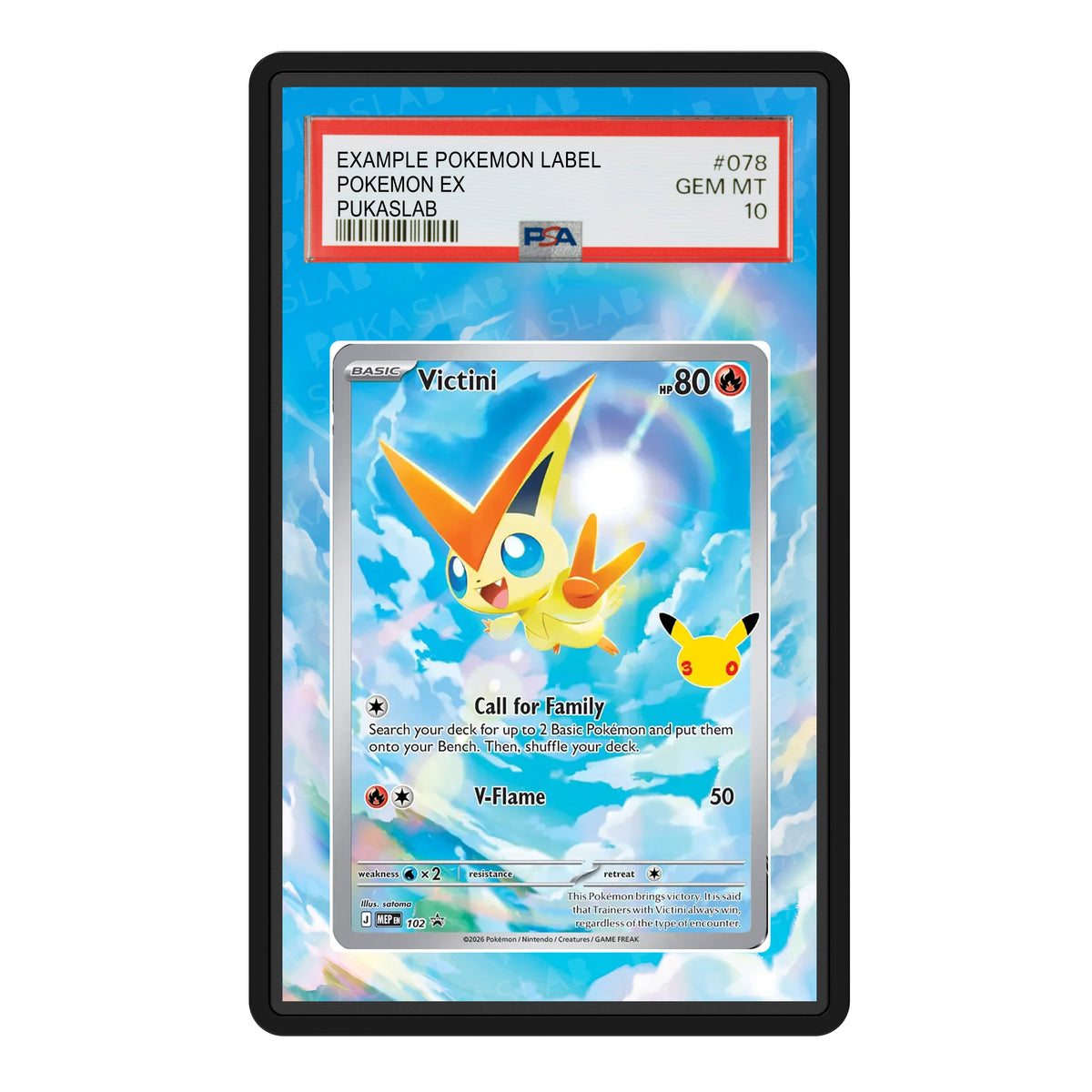 Victini 102 30th PSA Extended Art - Pukaslab