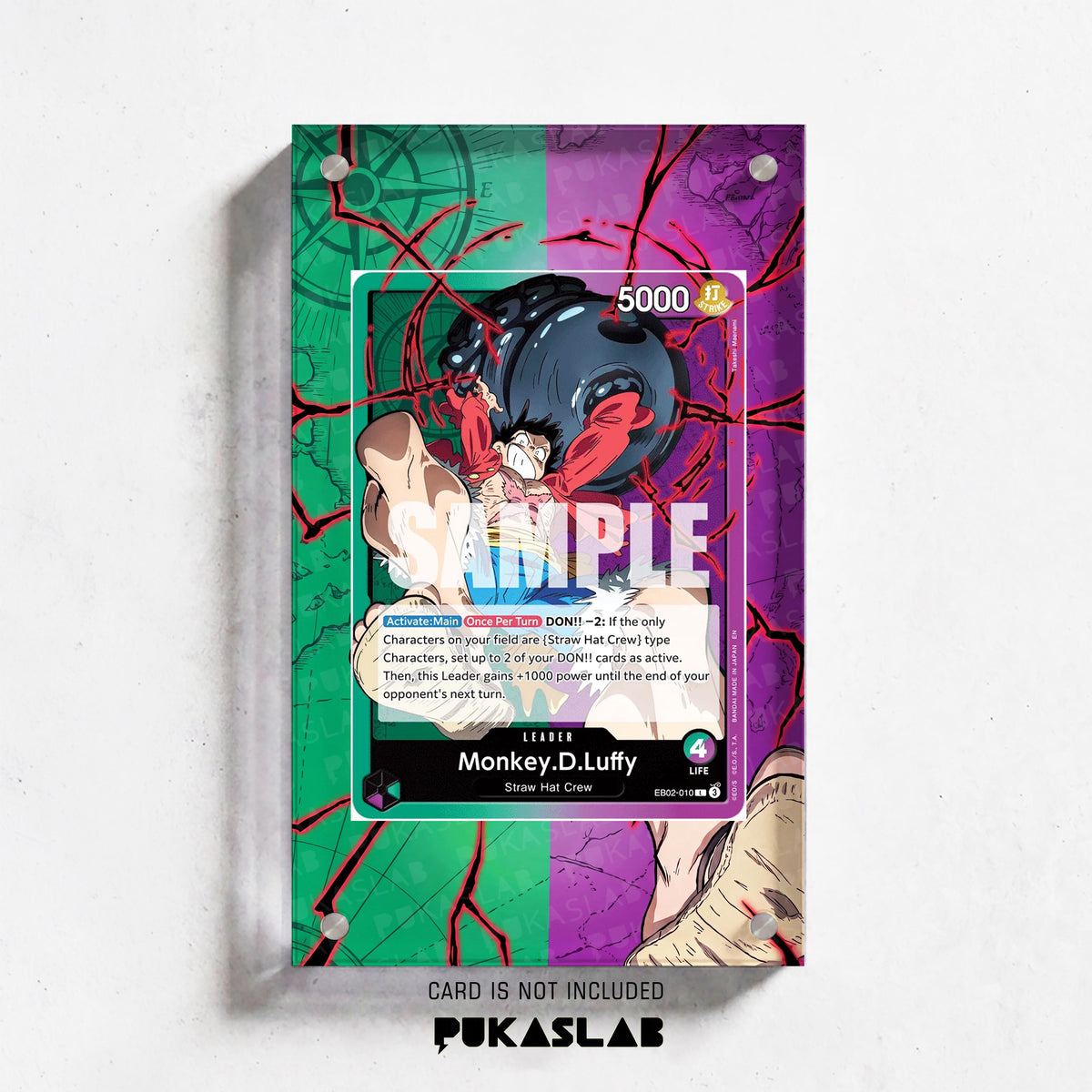 Monkey D. Luffy EB02-010 L Extended Art - Pukaslab