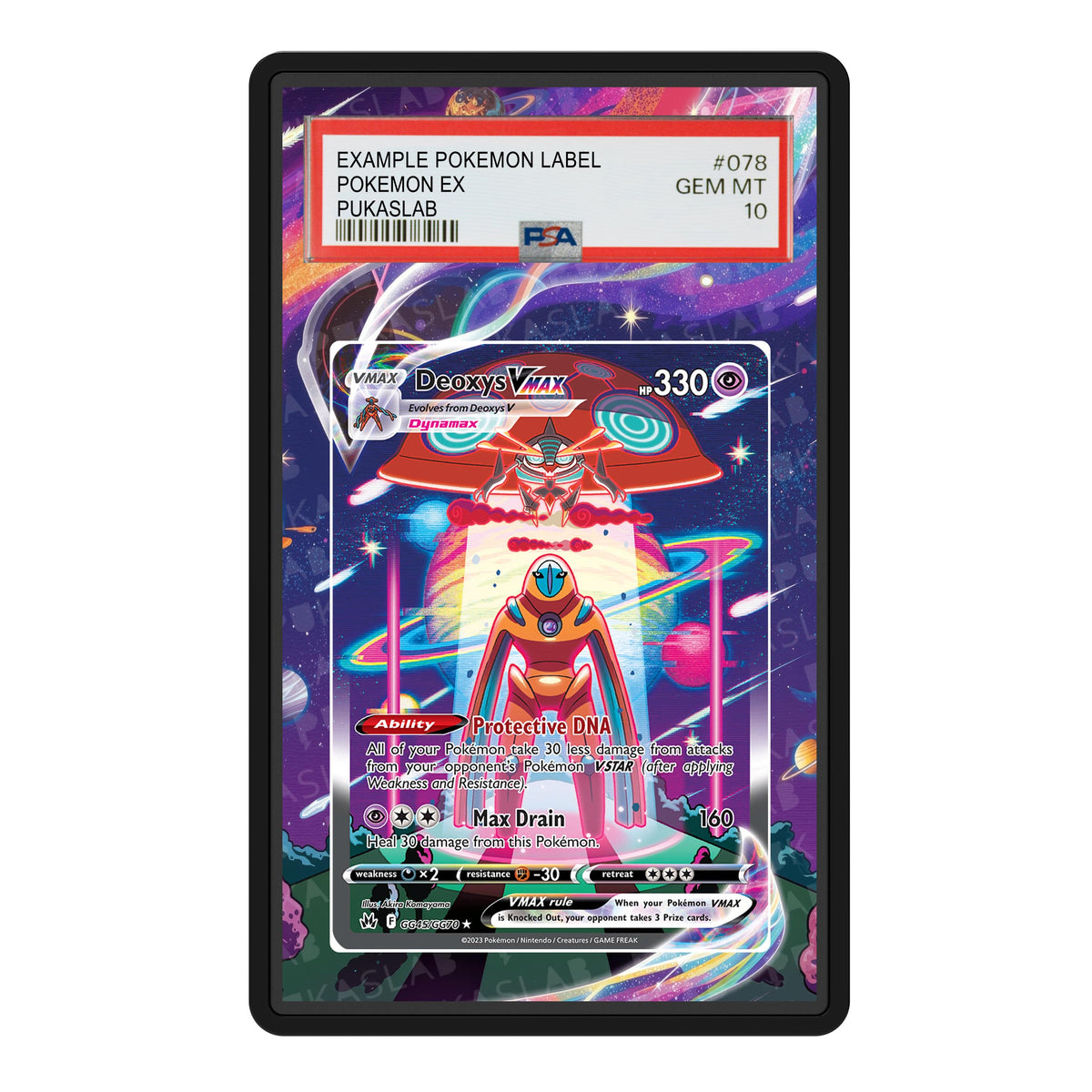 Deoxys Vmax GG45/GG70 Psa Slab Extended Art - Pukaslab