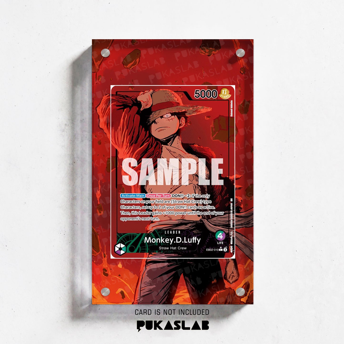 Monkey D. Luffy EB02-010 L Extended Art - Pukaslab