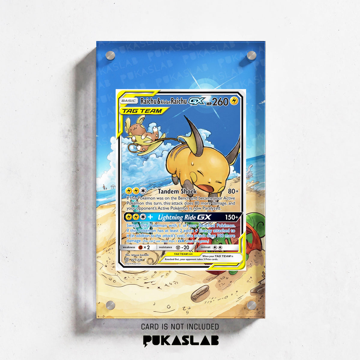Raichu Alolan Raichu Gx Tag Team 221/236 Extended Art - Pukaslab