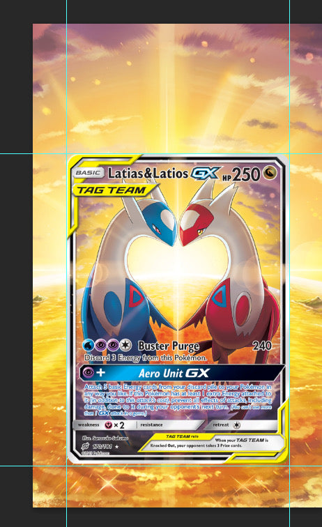 Custom PSA art Latios Latias