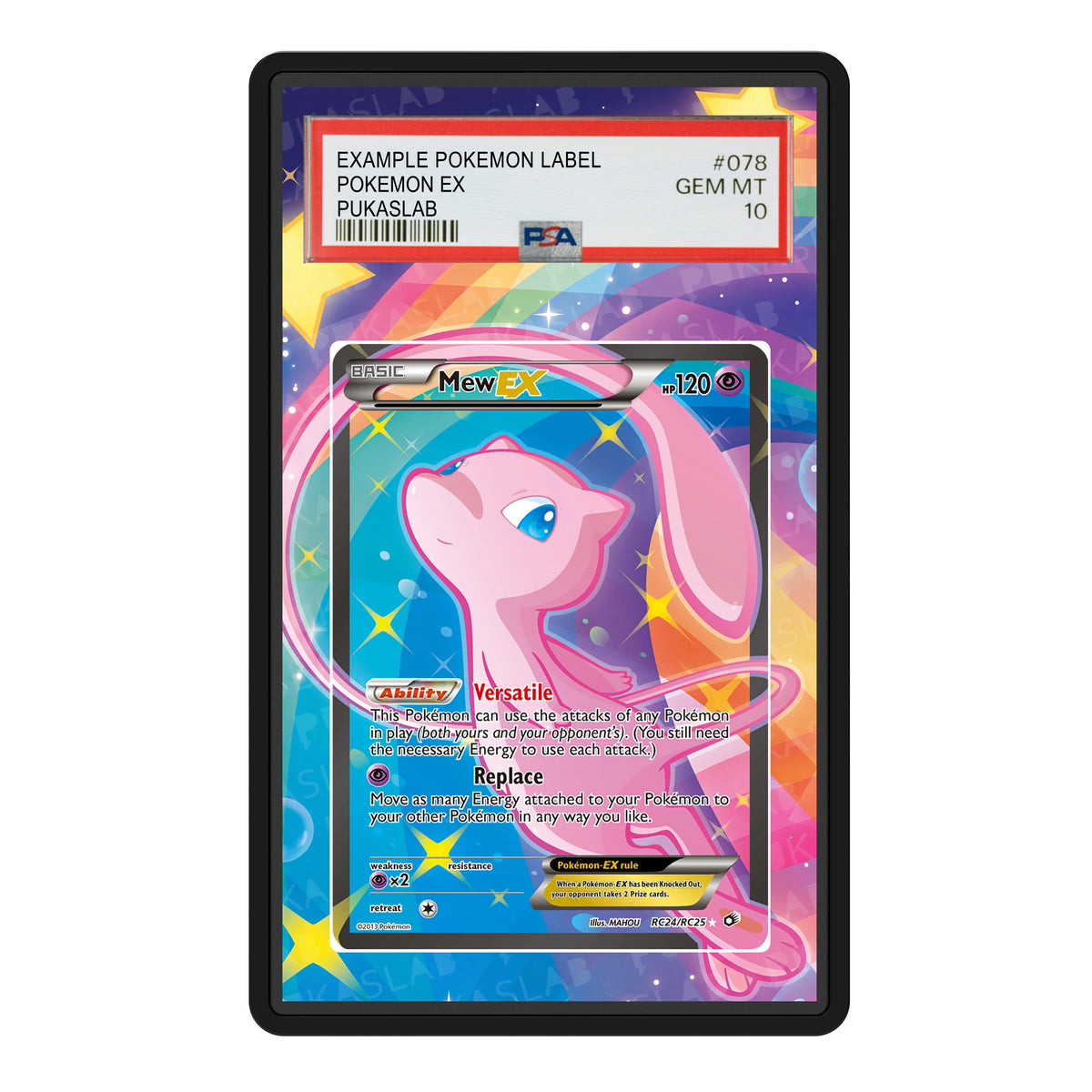 Mew Ex RC24/RC25 Psa Slab Extended Art - Pukaslab