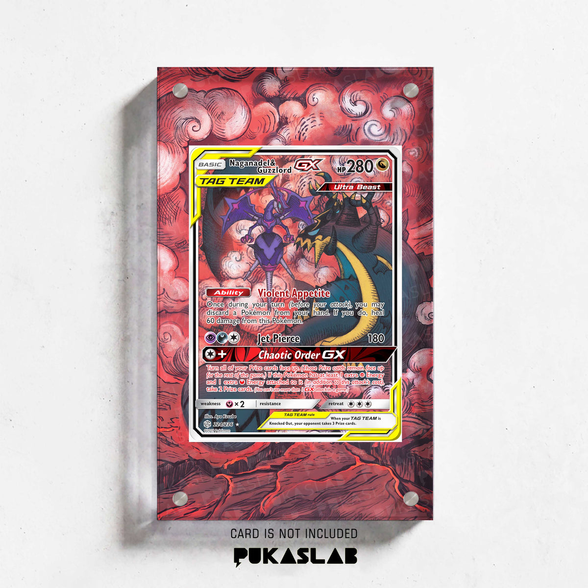 Naganadel & Guzzlord Gx Tag Team 224/236 Extended Art - Pukaslab