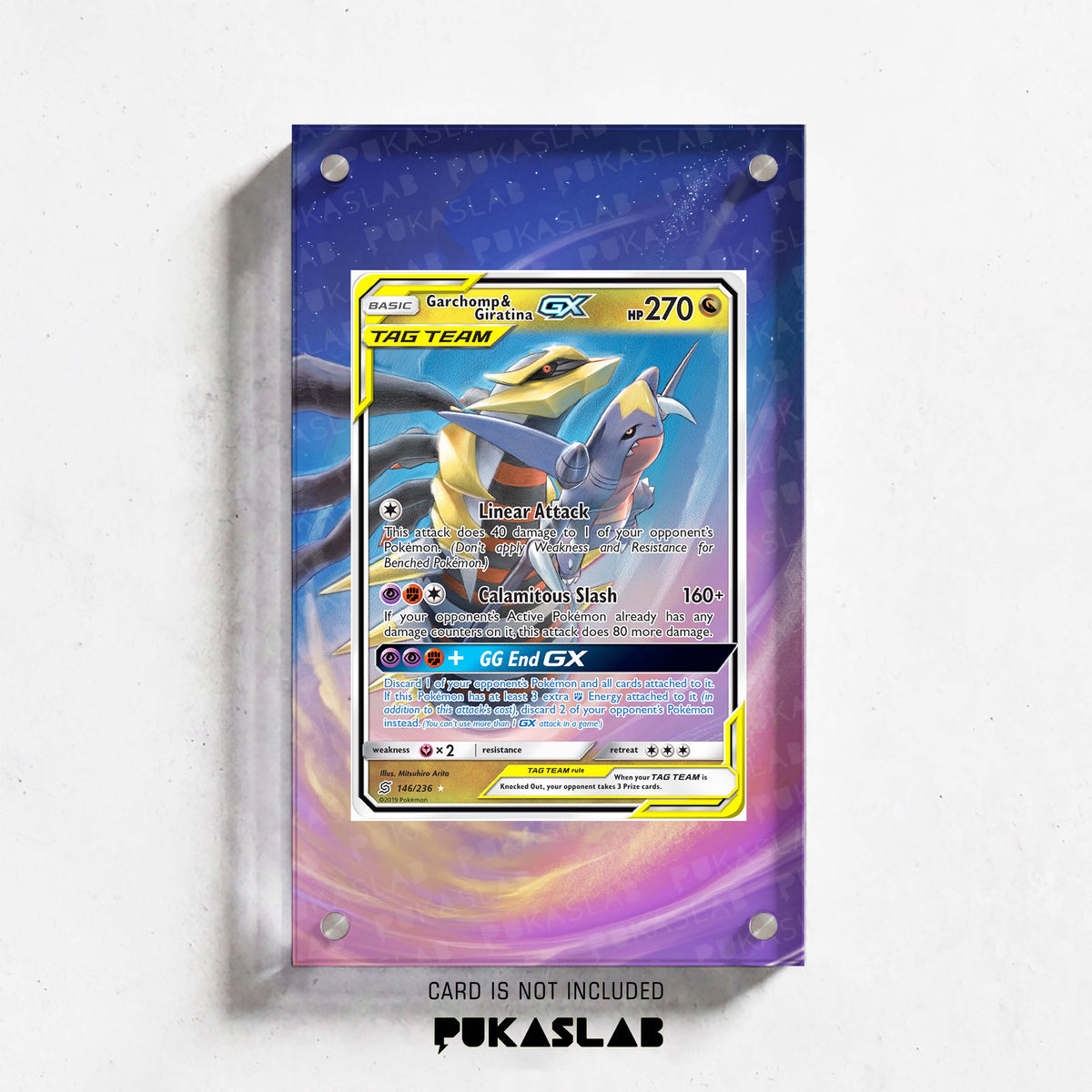 Garchomp & Giratina Gx Tag Team Extended Art - Pukaslab