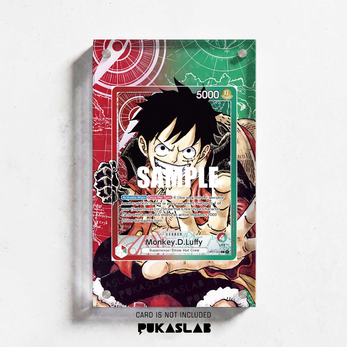Monkey D. Luffy OP01-003 L Extended Art - Pukaslab
