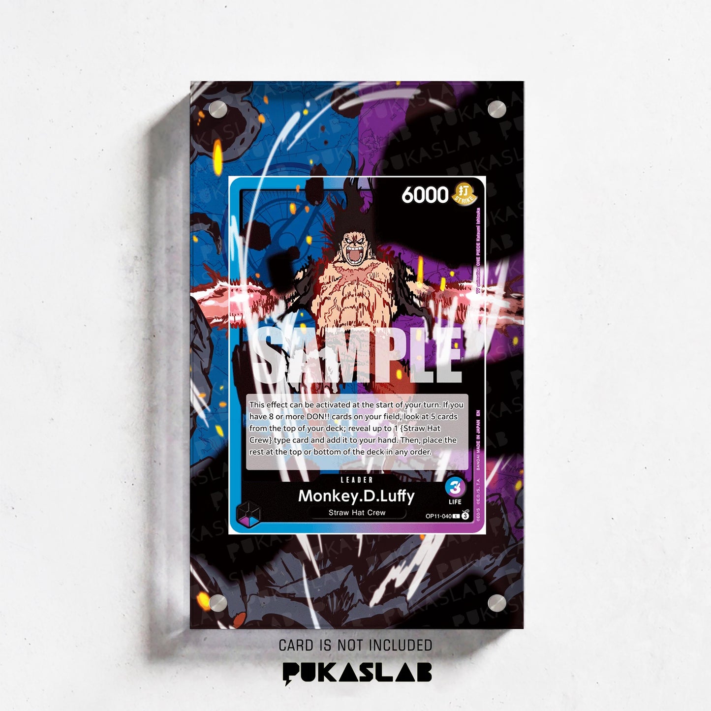 Monkey D. Luffy OP11-040 L Extended Art - Pukaslab