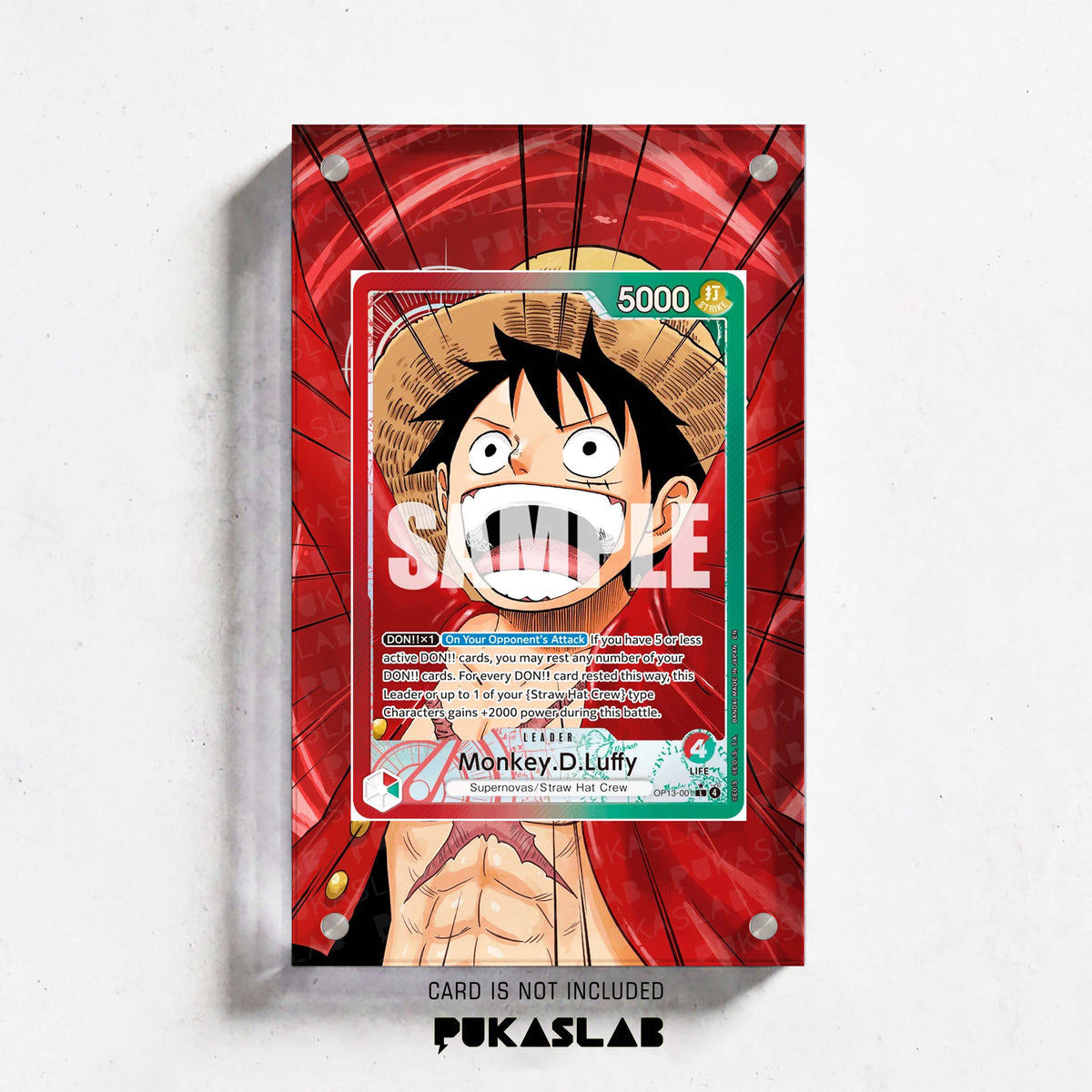 Monkey D. Luffy OP13-001 L Extended Art - Pukaslab