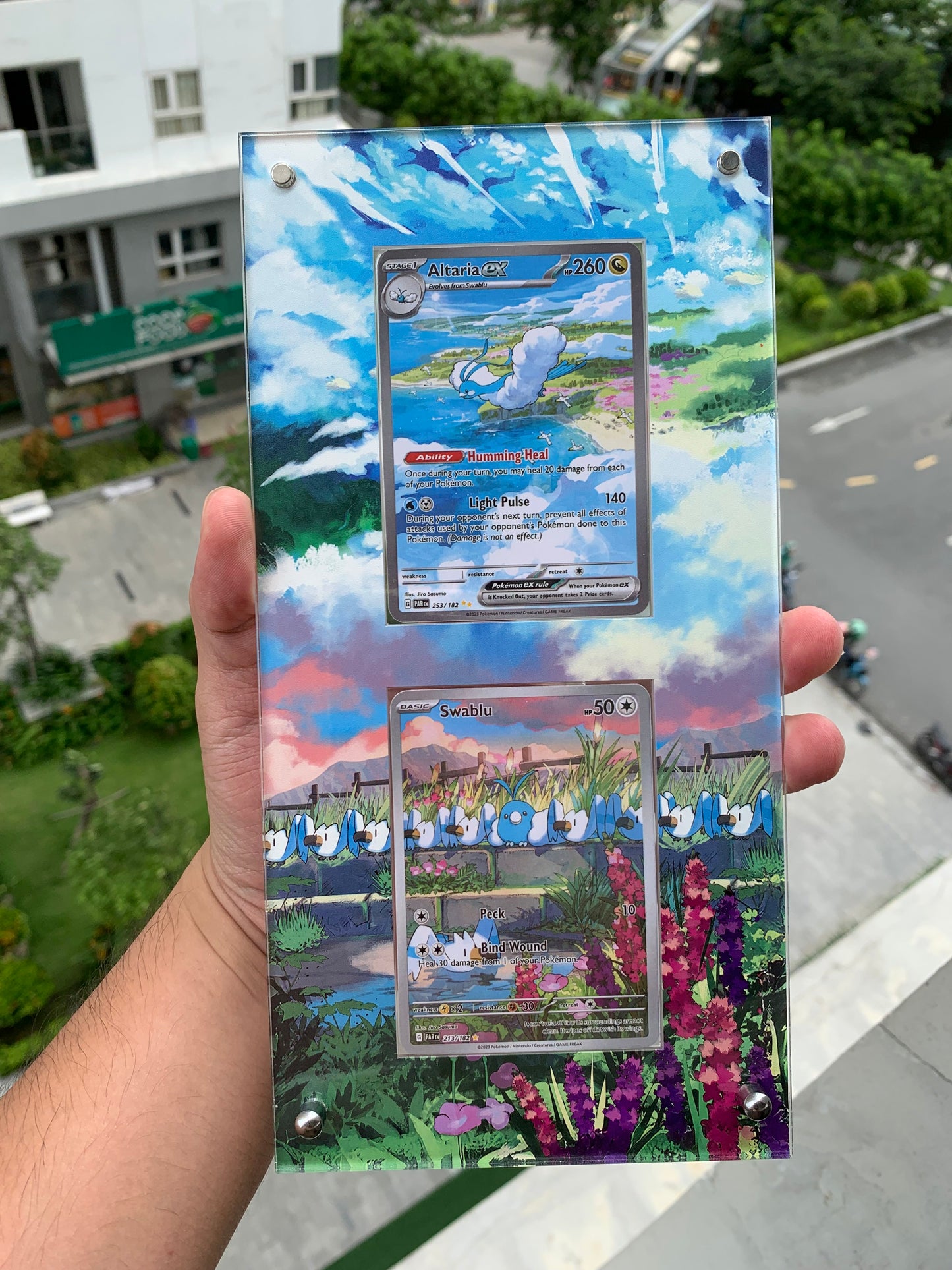 Swablu and Altaria Extended Art Case