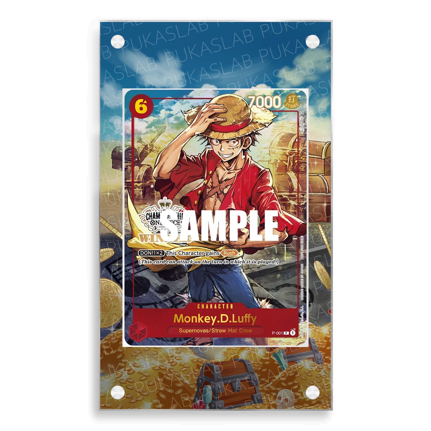 Monkey D. Luffy P-001 Magnetic Case - One Piece Extended Art Case