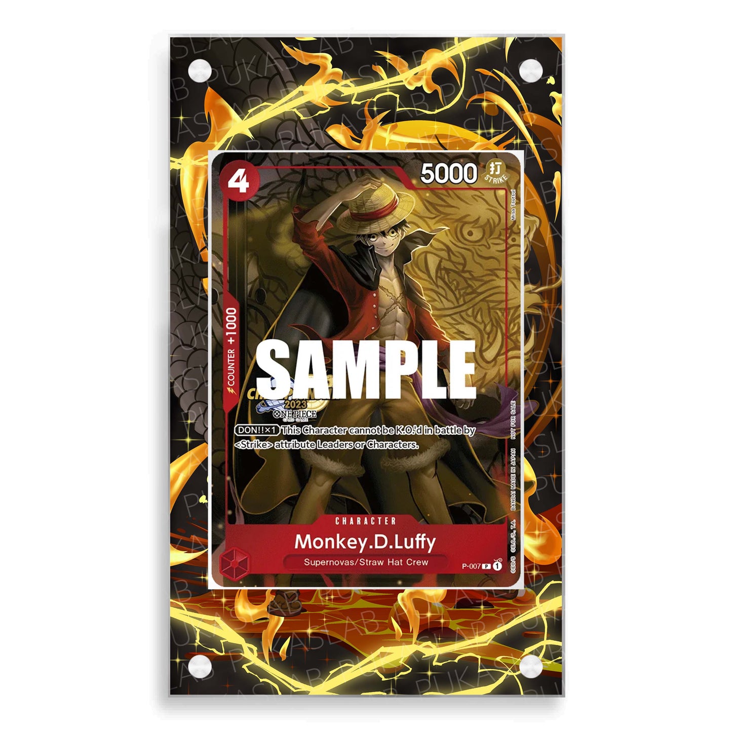 Monkey D. Luffy P-007 Magnetic Case - One Piece Extended Art Case