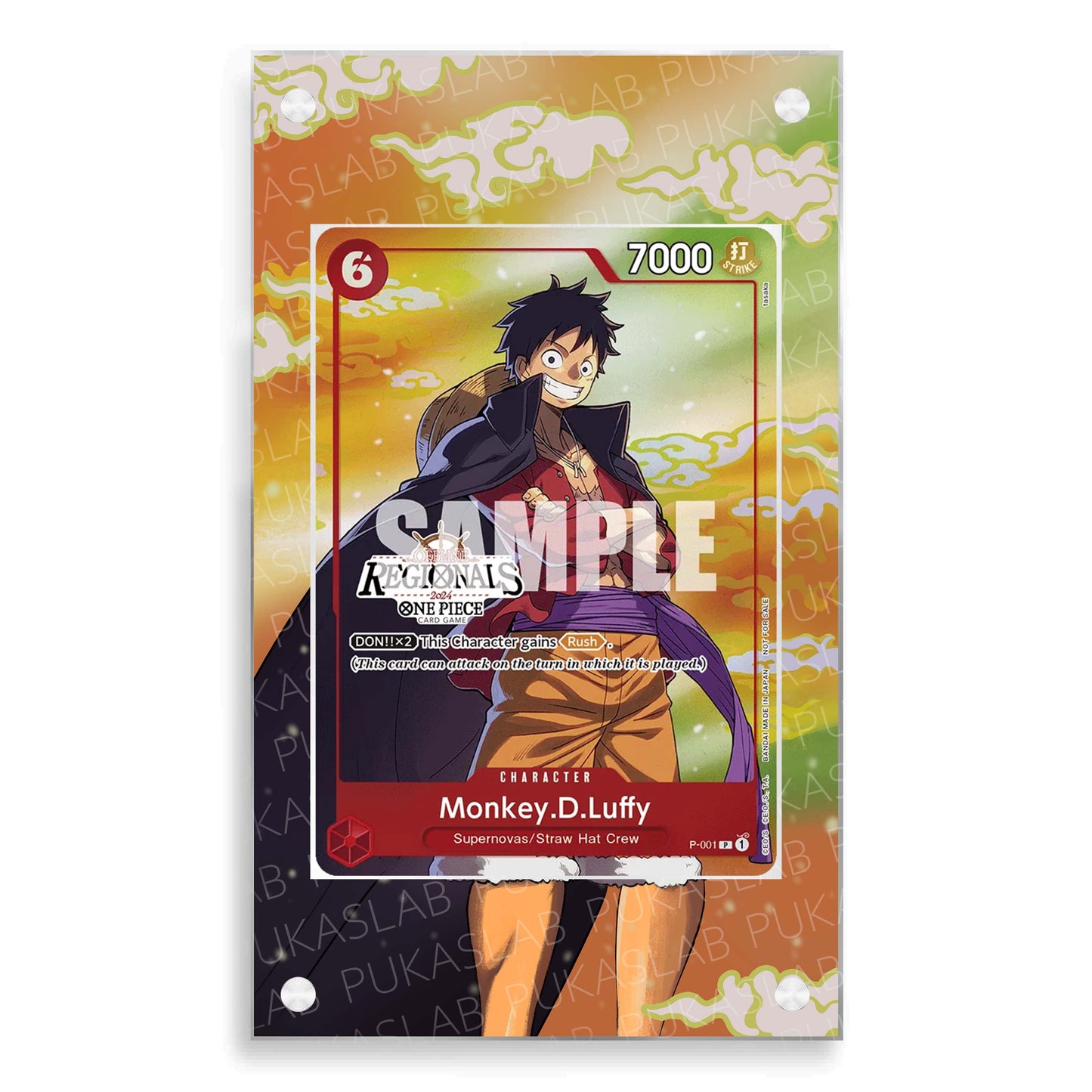 Monkey D. Luffy P-001 Magnetic Case - One Piece Extended Art Case