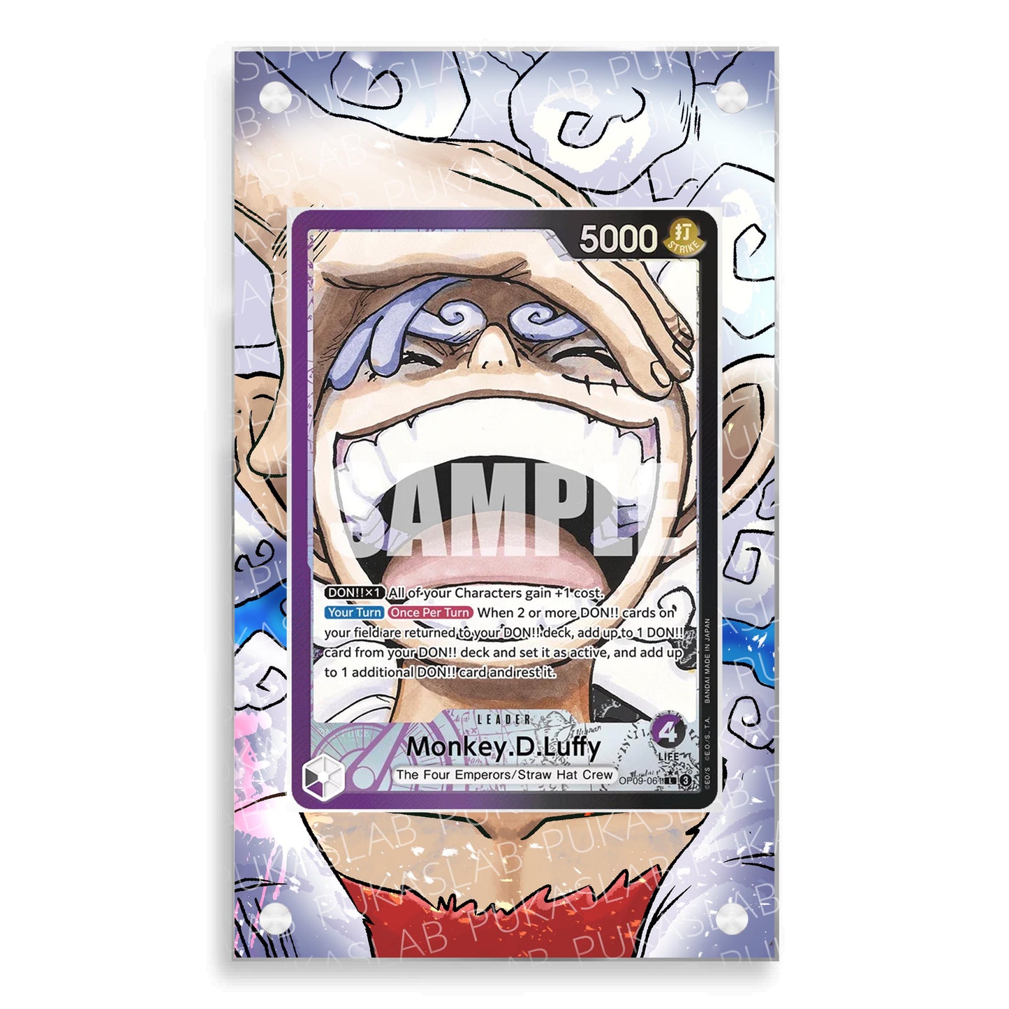 Luffy Gear 5 OP09-061 Magnetic Case - One Piece Extended Art Case