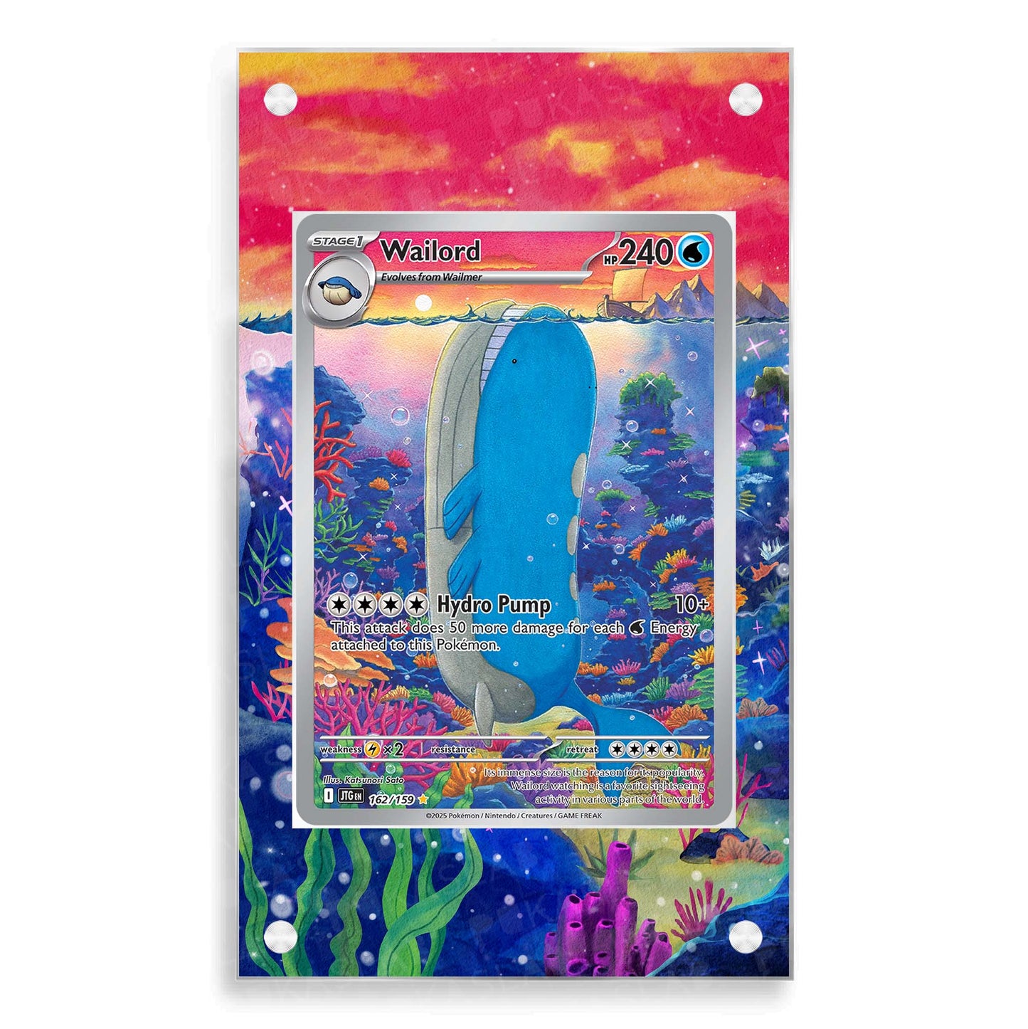 Wailord 162/159 Magnetic Case - Pokemon Extended Art Case
