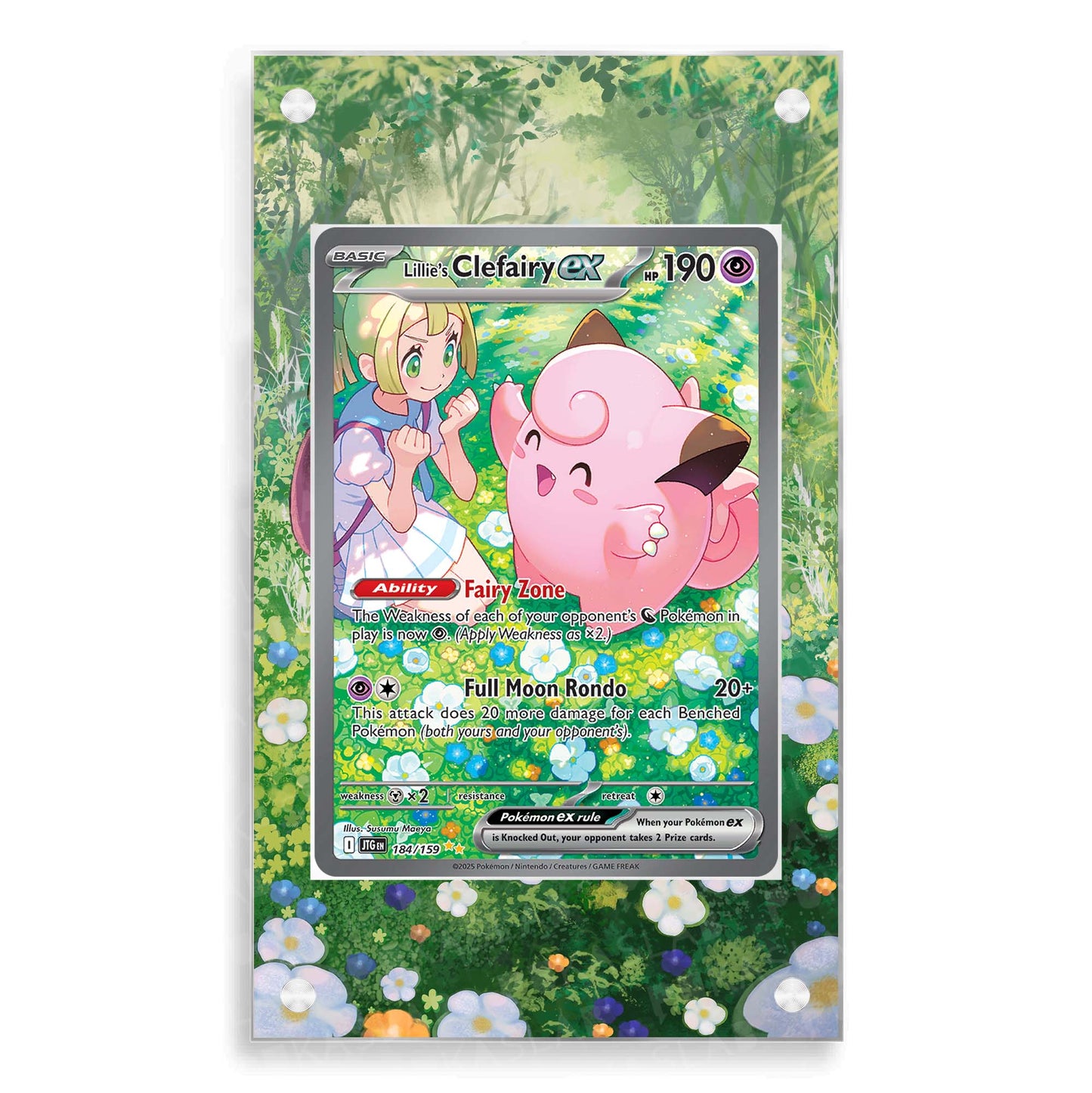 Lillie'S Clefairy 184/159 Magnetic Case - Pokemon Extended Art Case