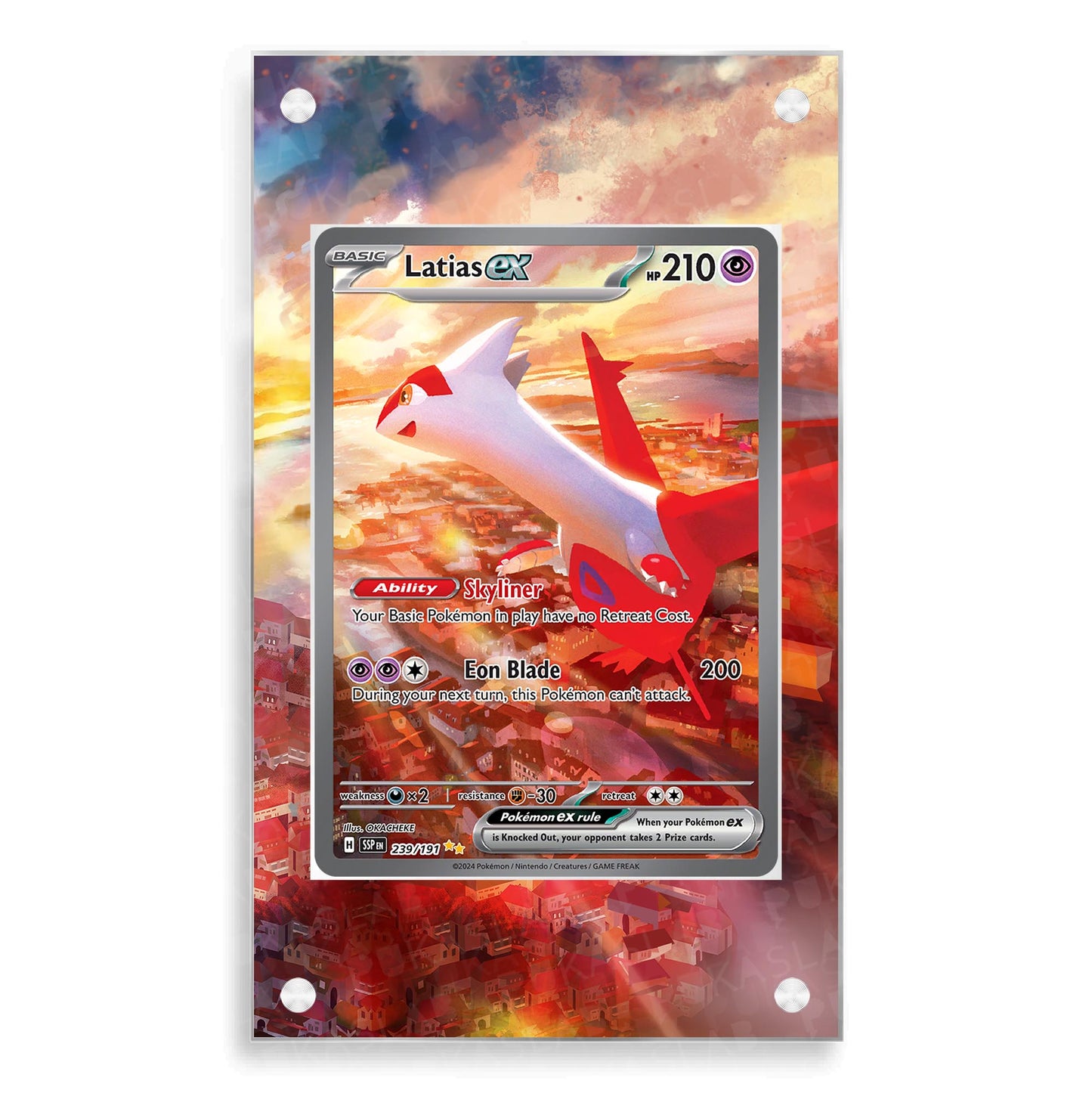 Latias EX 239/191 Magnetic Case - Pokemon Extended Art Case