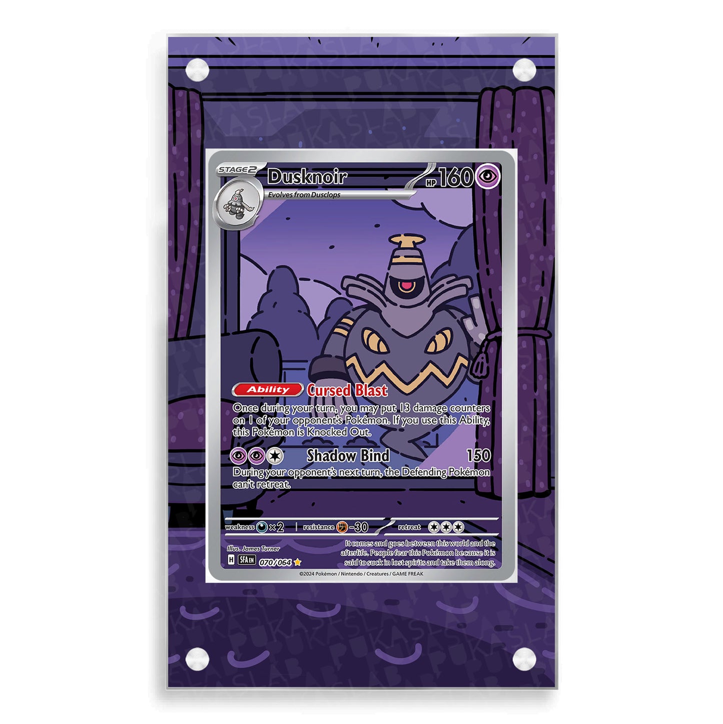 Dusknoir 070/064 Magnetic Case - Pokemon Extended Art Case