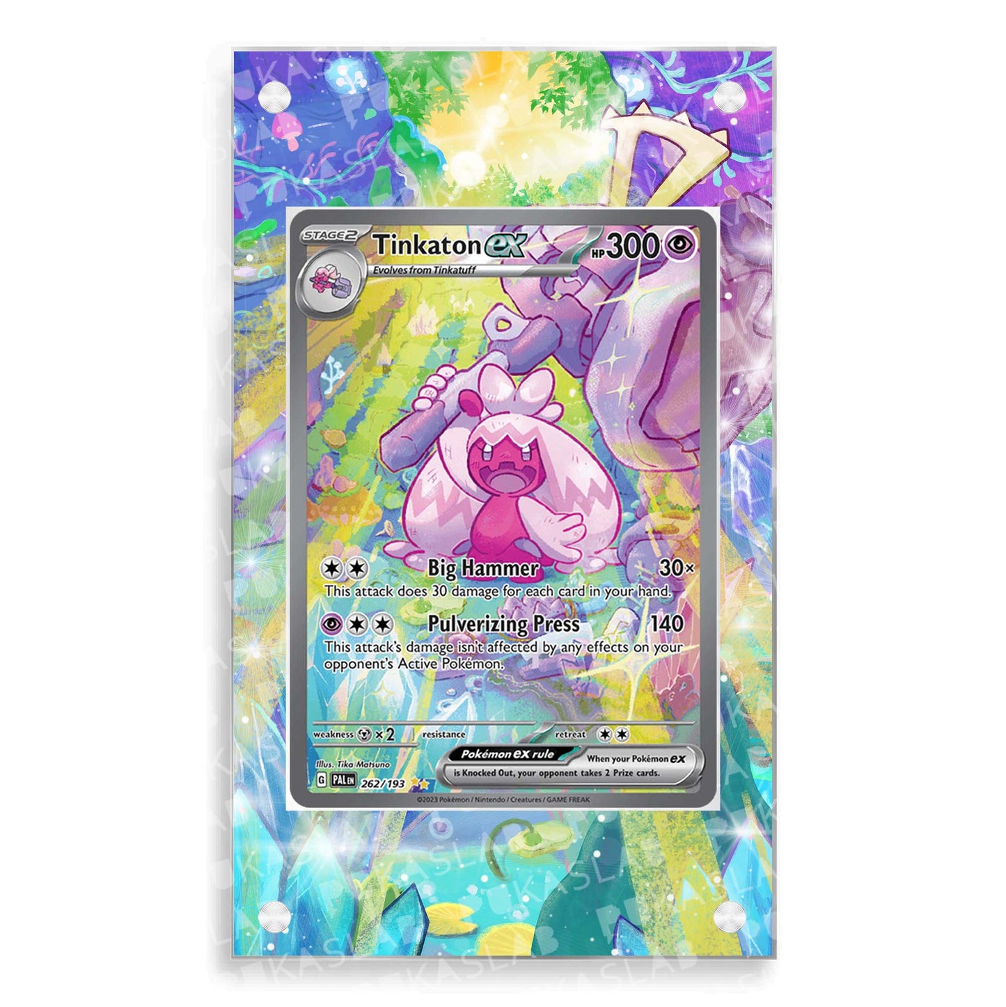 Tinkaton EX 262/193 Magnetic Case - Pokemon Extended Art Case