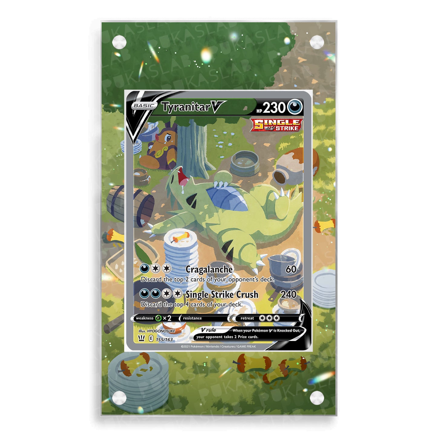 Tyranitar V 155/163 Magnetic Case - Pokemon Extended Art Case