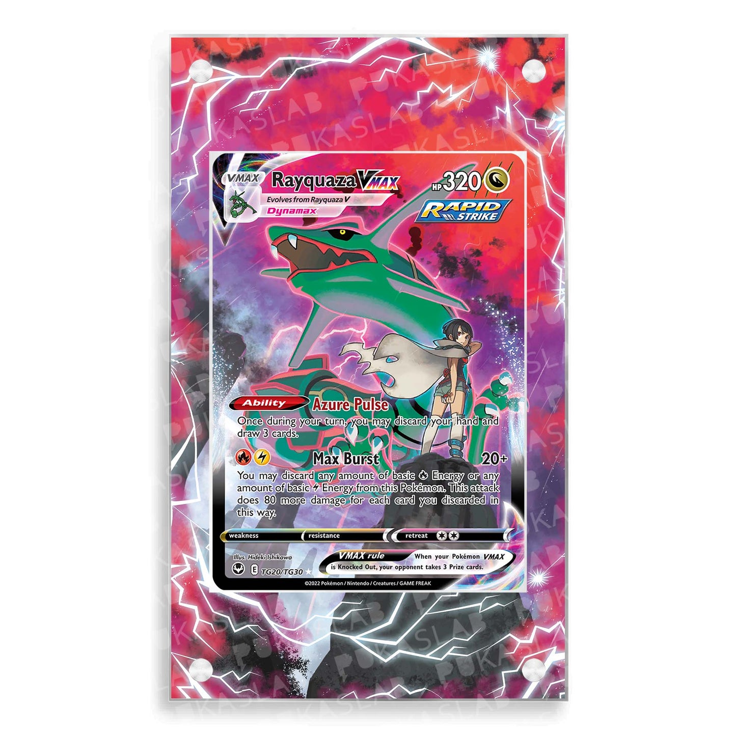 Rayquaza Vmax TG20/TG30 Magnetic Case - Pokemon Extended Art Case