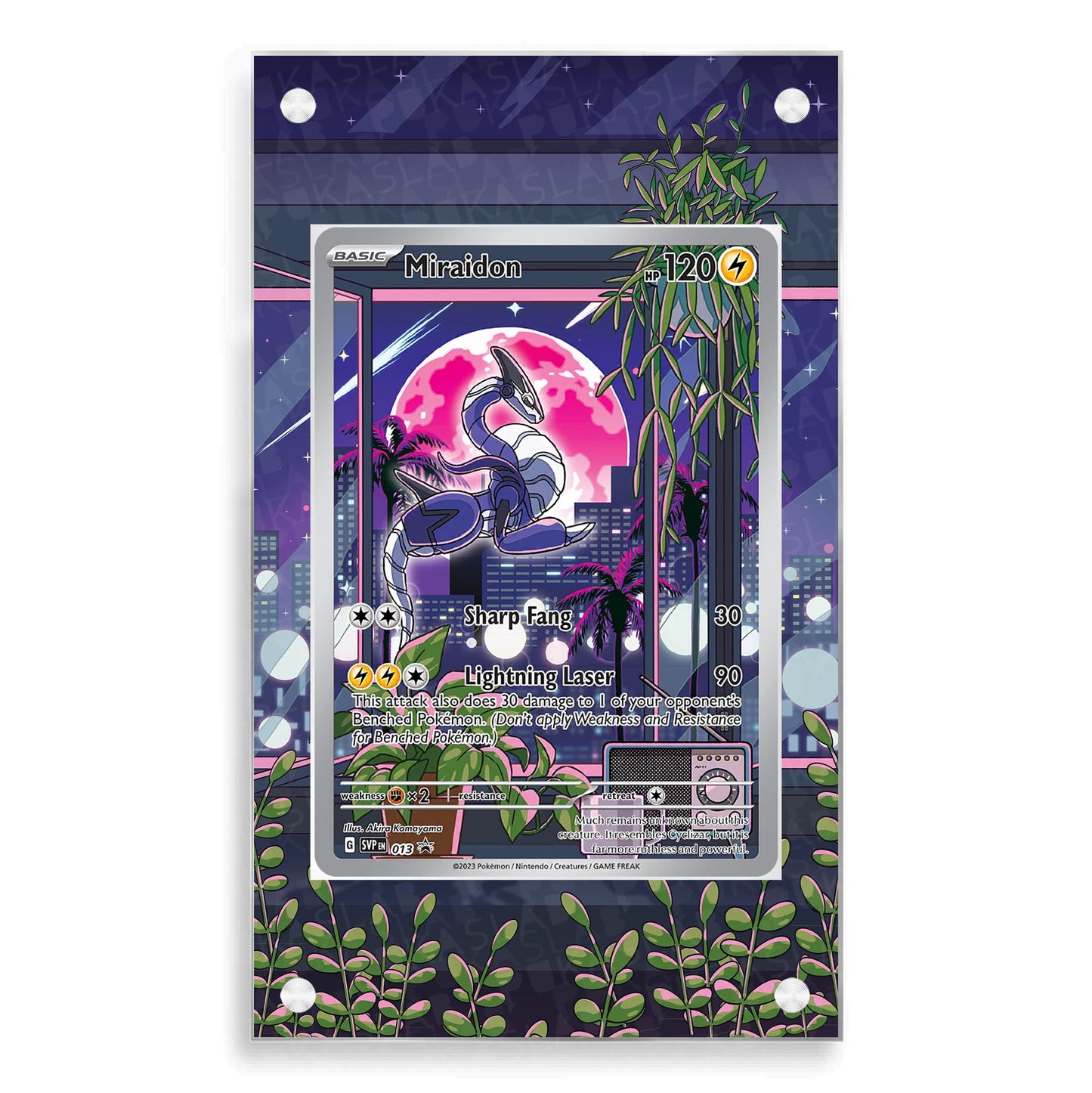 Miraidon 013 Magnetic Case - Pokemon Extended Art Case