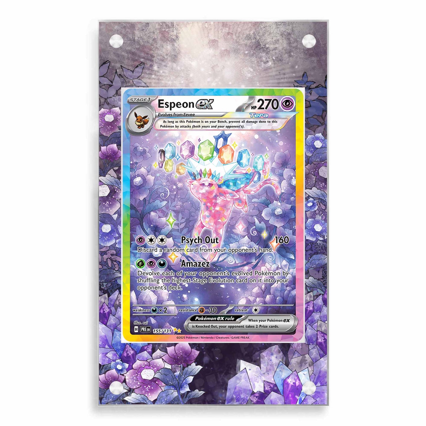 Espeon EX 155/131 Magnetic Case - Pokemon Extended Art Case