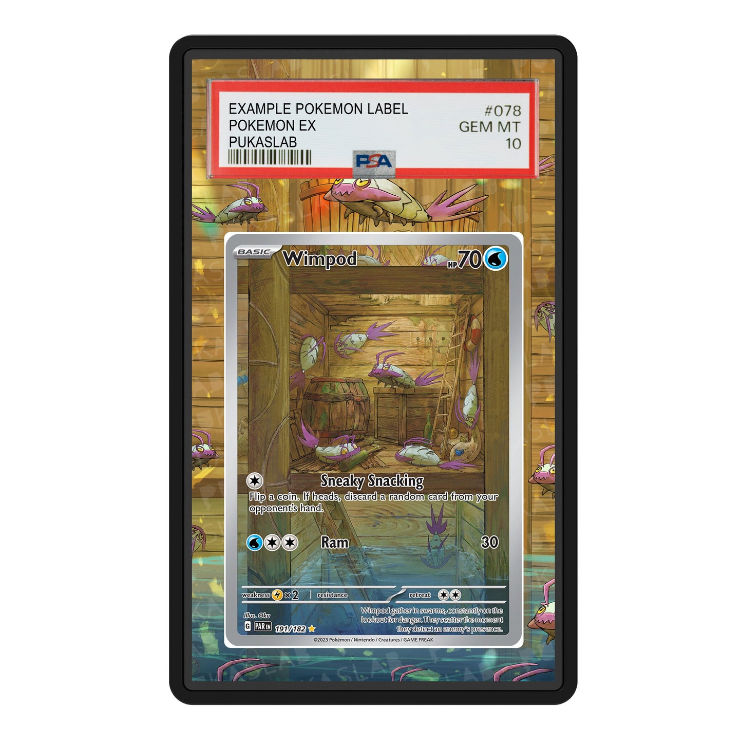 Wimpod 191/182 Psa Slab Extended Art - Pukaslab