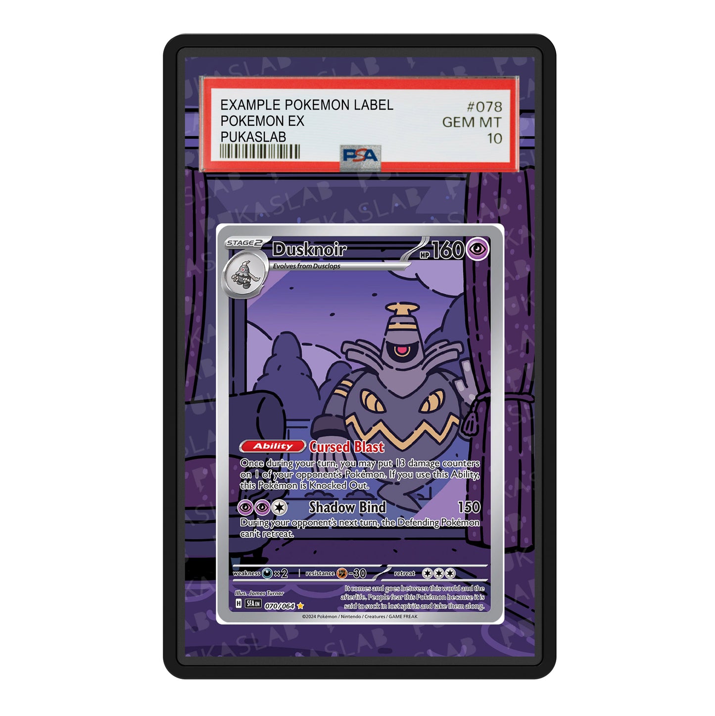 Dusknoir 070/064 Psa Slab Extended Art - Pukaslab