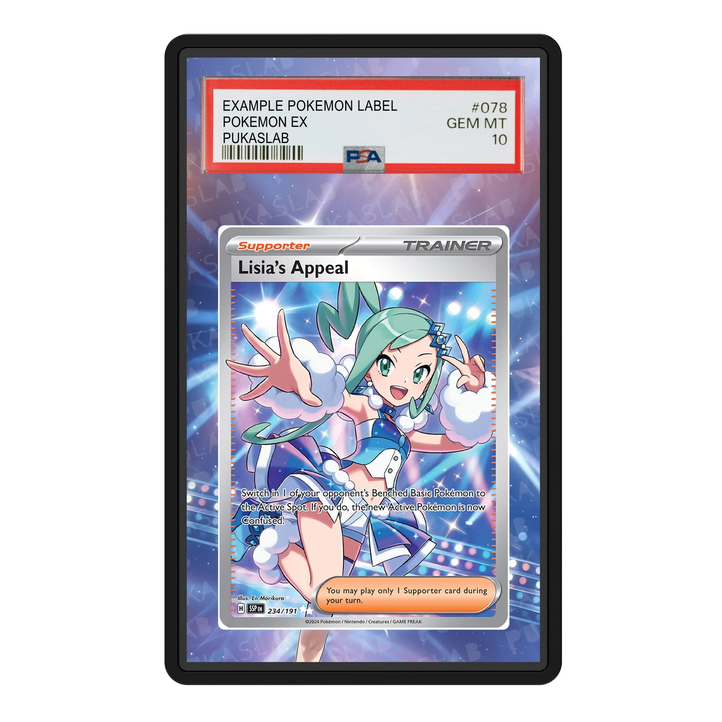 Lisia’s Appeal Trainer 234/191 Psa Slab Extended Art - Pukaslab