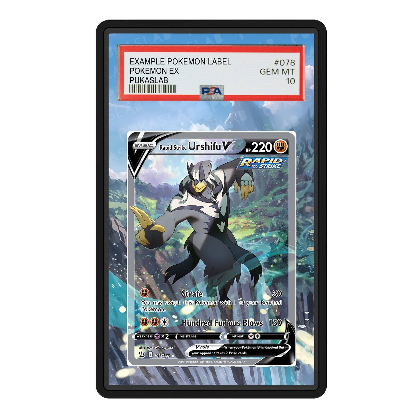 Urshifu V 153/163 Psa Slab Extended Art - Pukaslab