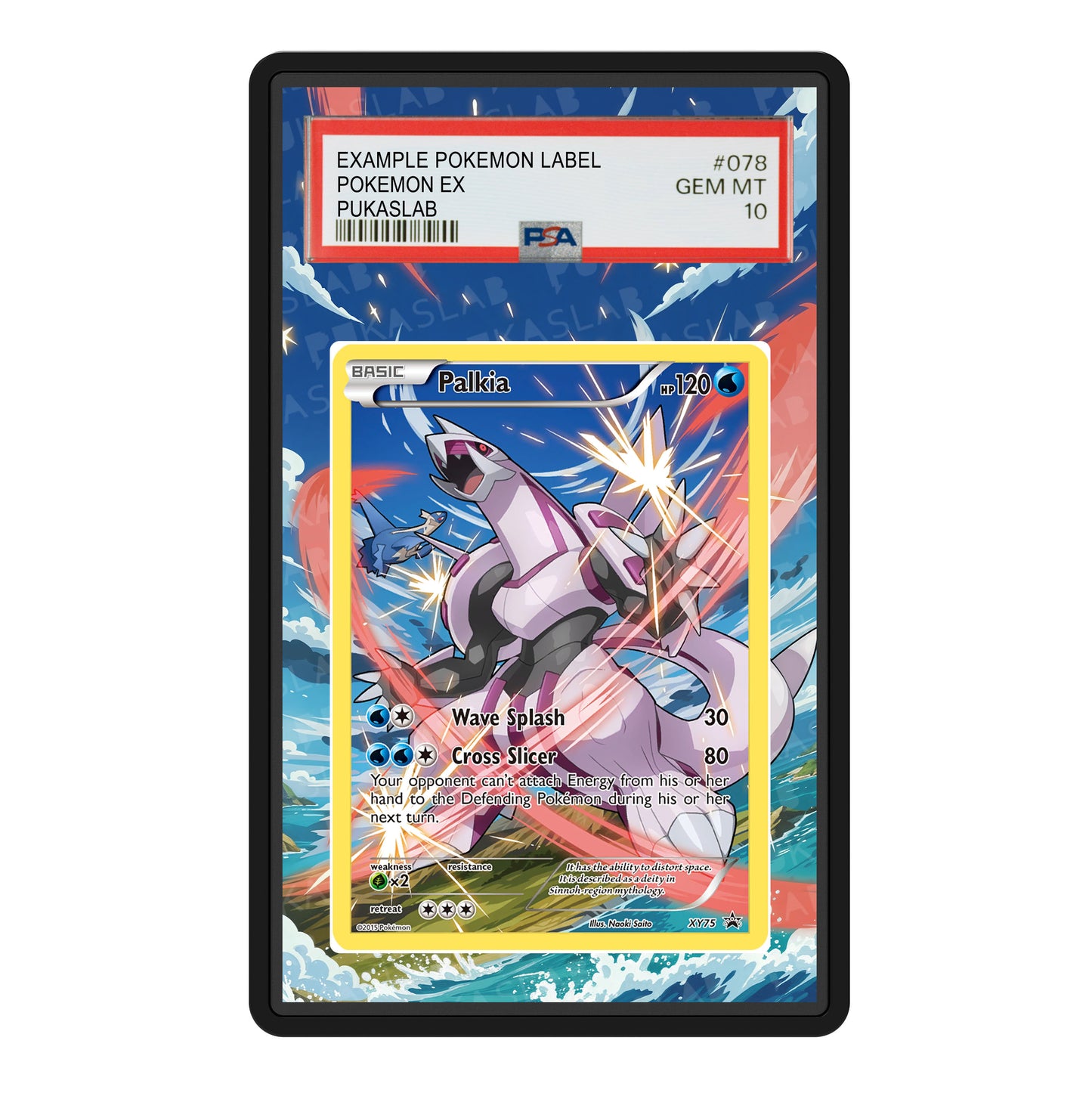Palkia XY75 Psa Slab Extended Art - Pukaslab