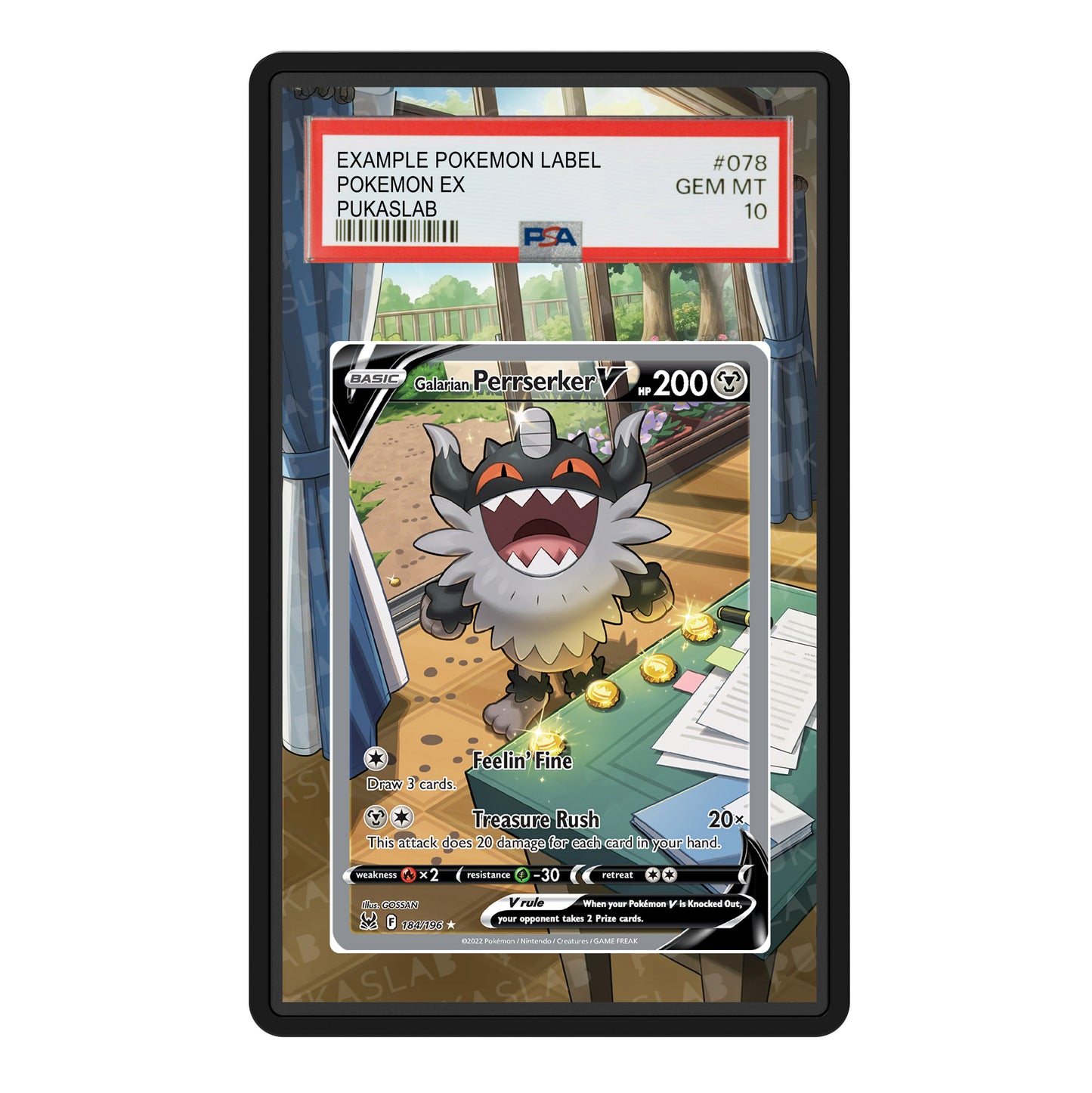 Perrserker V 184/196 Psa Slab Extended Art - Pukaslab