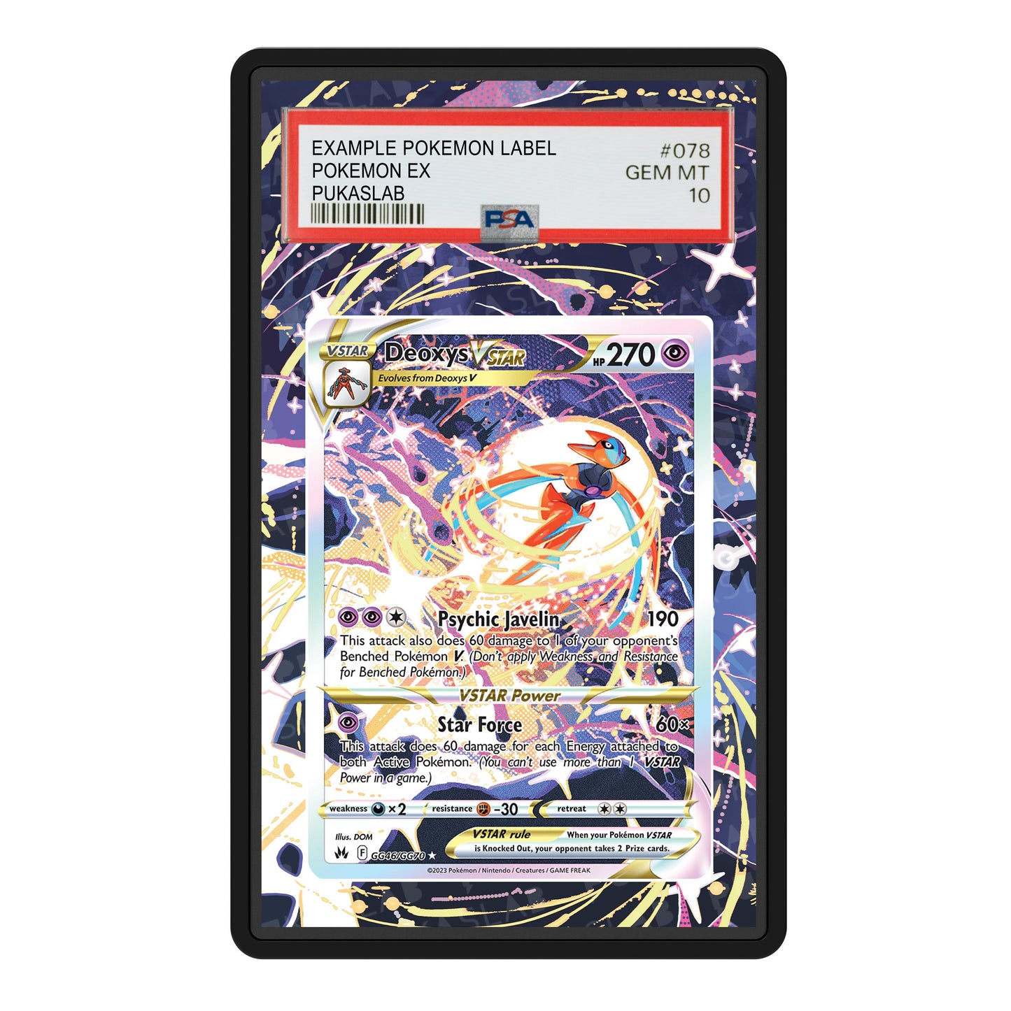Deoxys Vstar GG46/GG70 Psa Slab Extended Art - Pukaslab