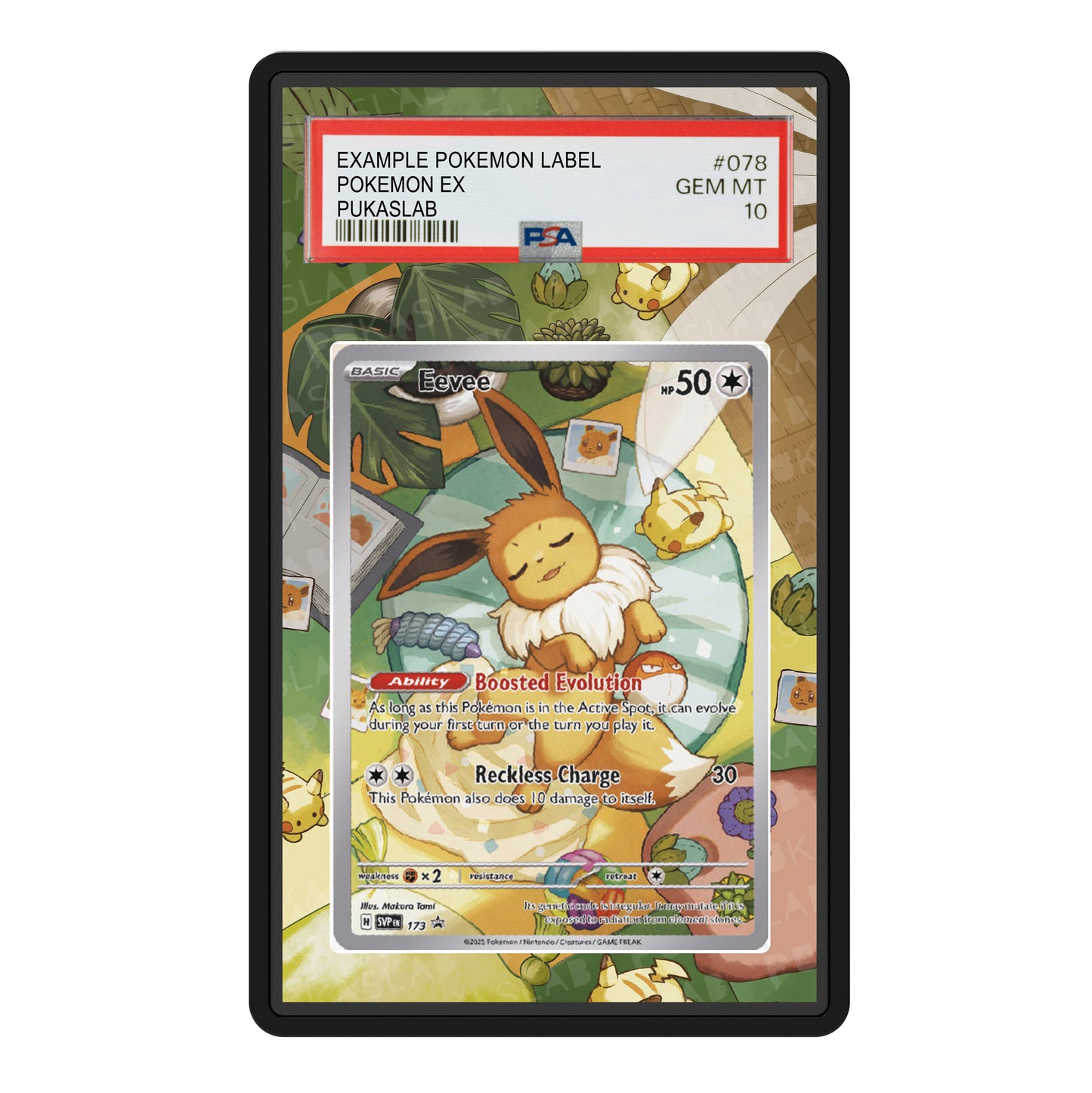 Eevee Promo 173 Psa Slab Extended Art - Pukaslab