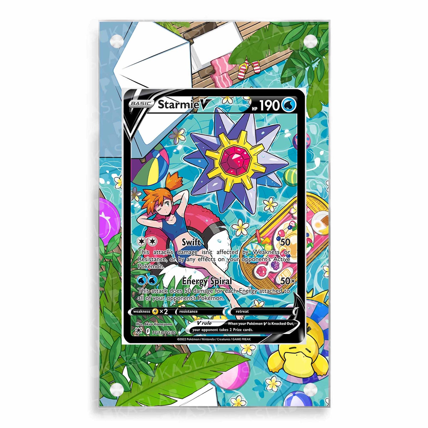Starmie V TG13/TG30 Magnetic Case - Pokemon Extended Art Case