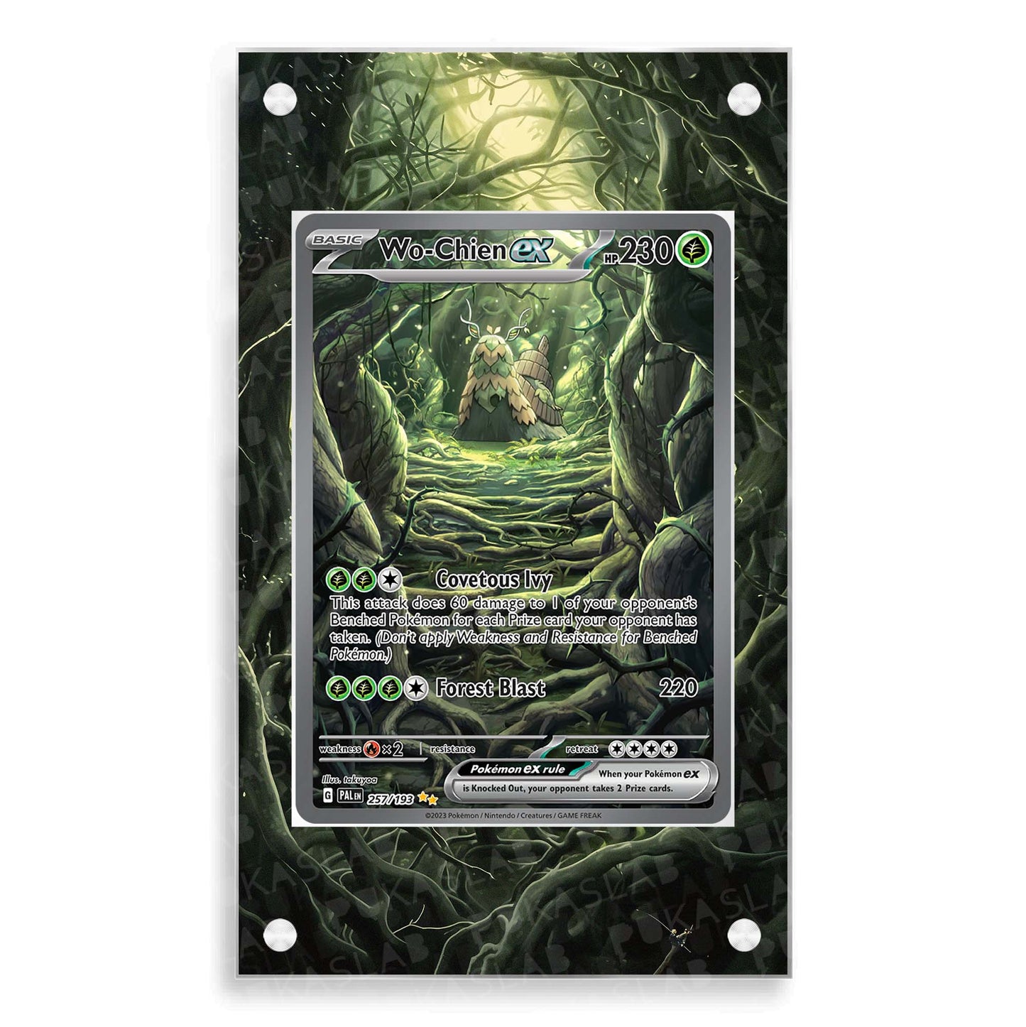 Wo-Chien Ex 257/193 Magnetic Case - Pokemon Extended Art Case