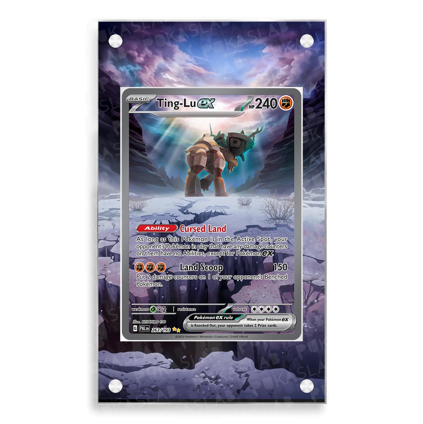 Ting-Lu Ex 263/193 Magnetic Case - Pokemon Extended Art Case